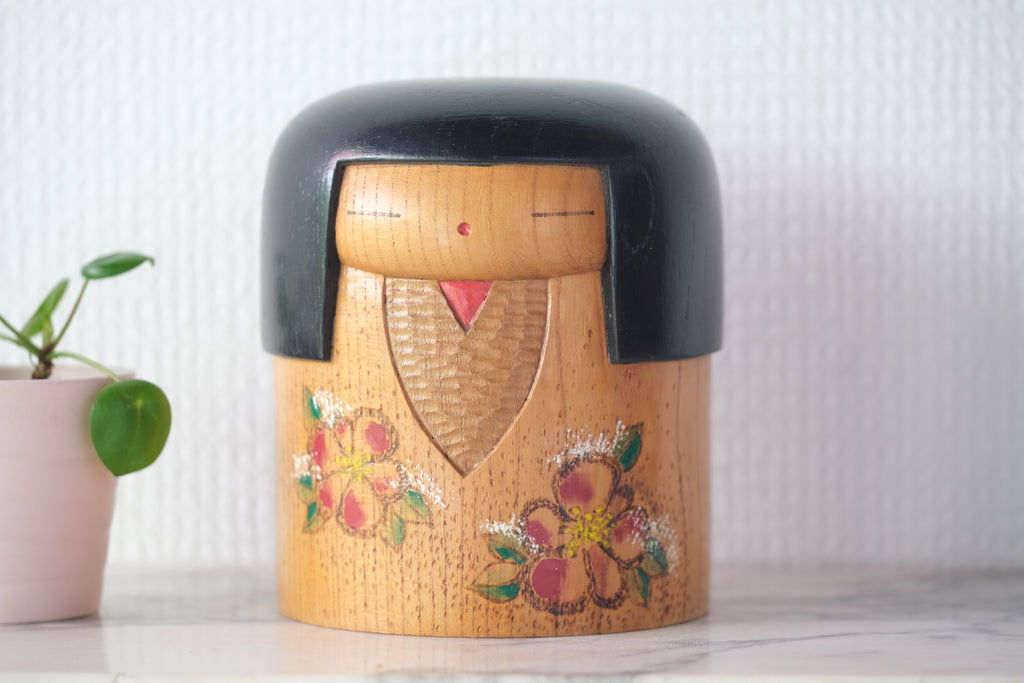 Exclusive Vintage Creative Kokeshi By Aida Seiho (1926-1998) | 13 cm