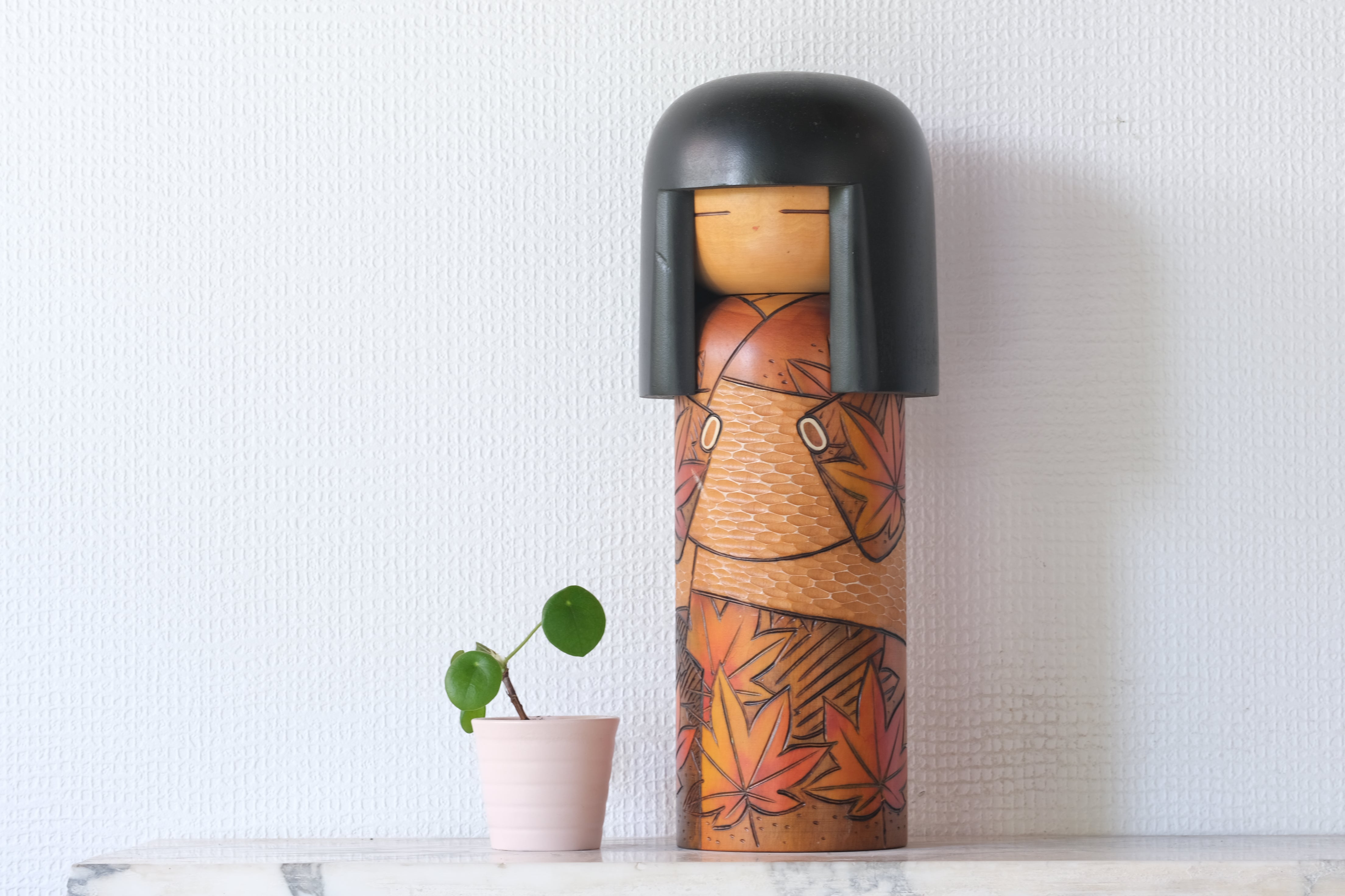 Exclusive Large Vintage Gumma Kokeshi by Kisaku | 34,5 cm