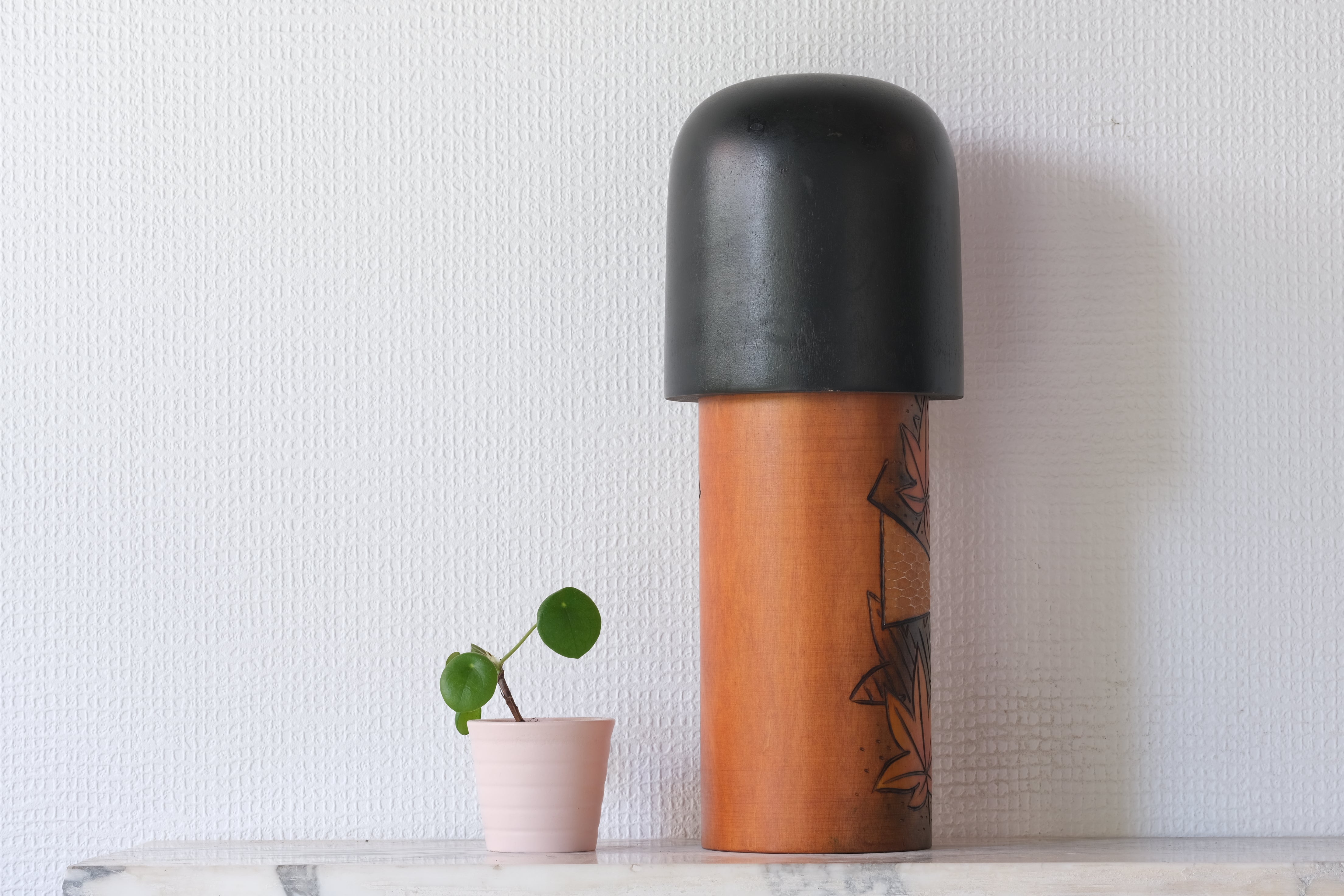 Exclusive Large Vintage Gumma Kokeshi by Kisaku | 34,5 cm