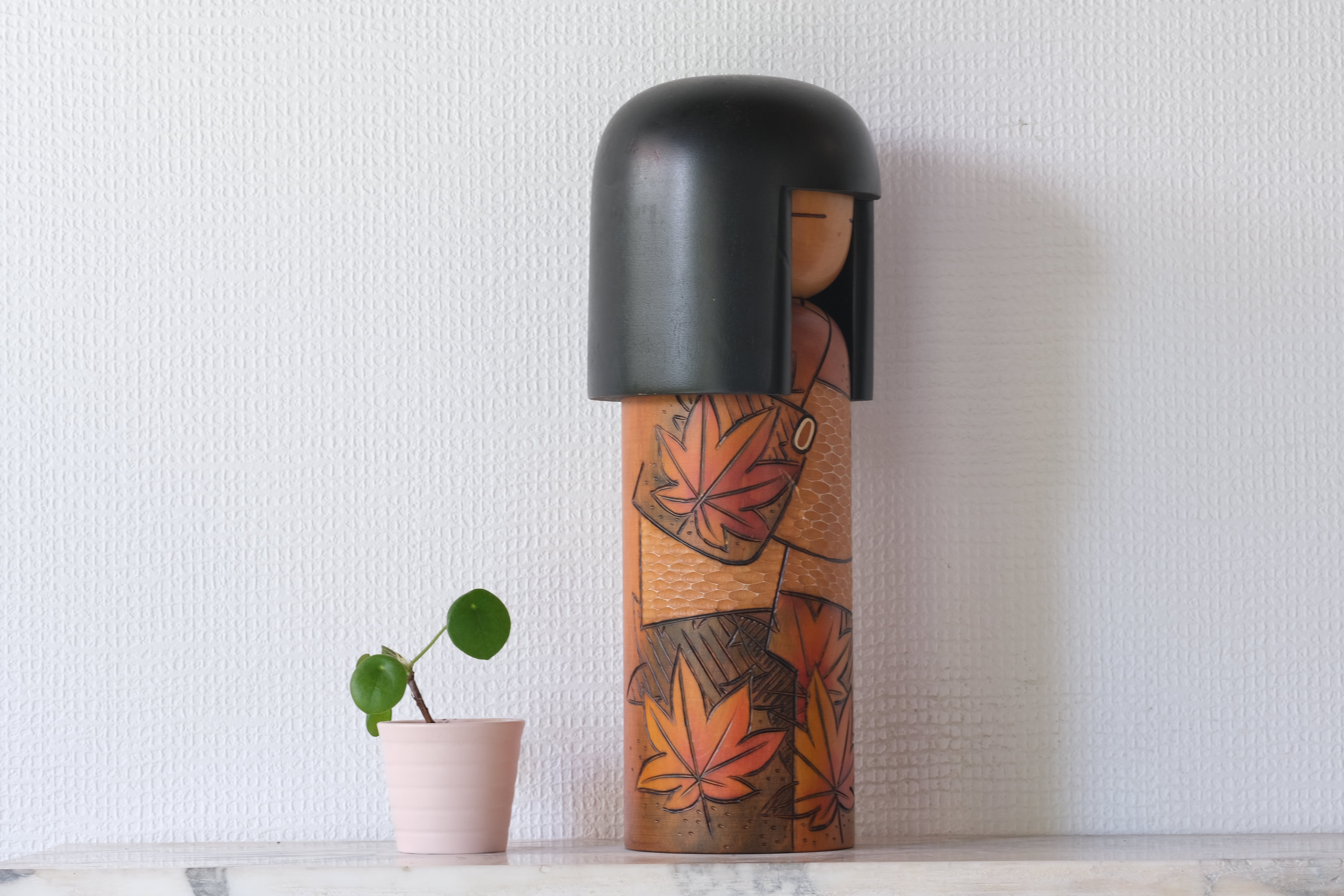 Exclusive Large Vintage Gumma Kokeshi by Kisaku | 34,5 cm