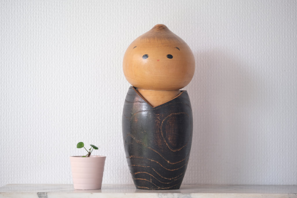 Rare Vintage Creative Kokeshi By Watanabe Masao (1917-2007) | 29,5 cm