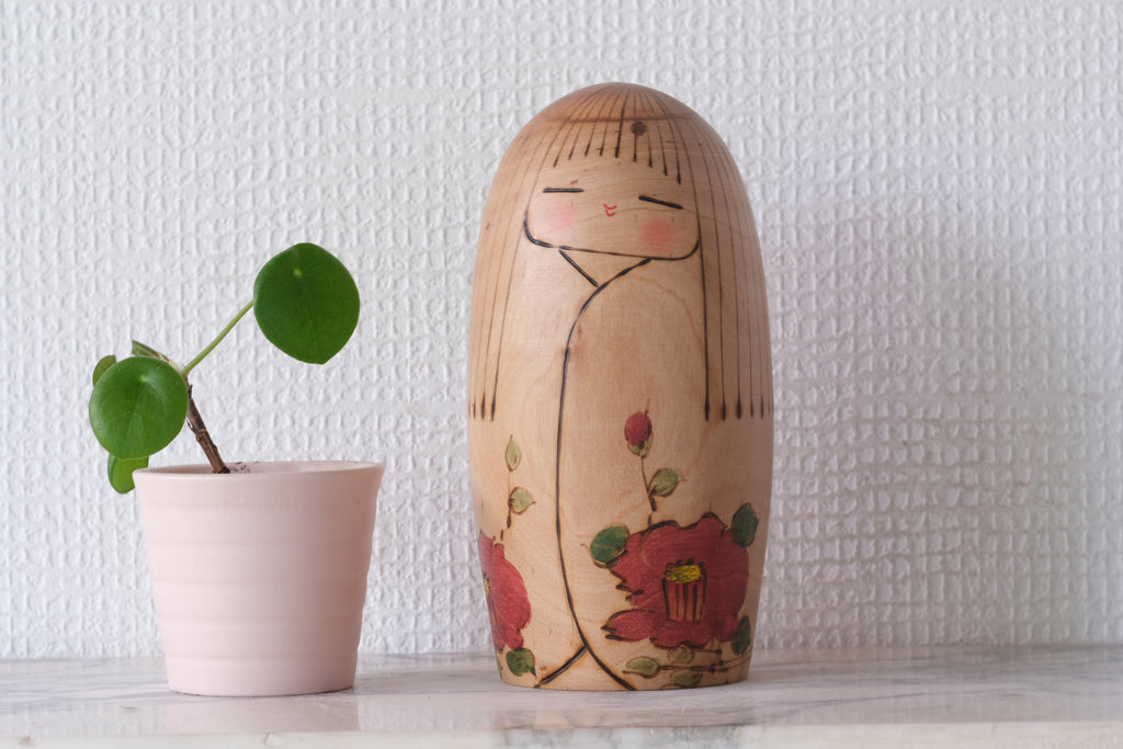 Vintage Sosaku Kokeshi By Ohtani Yoshio (1936-) | 15,5 cm