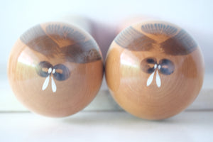 A Pair of Vintage Sosaku Kokeshi by Kiyohara Takao (1916-TBD) | 28,5 cm and 29 cm