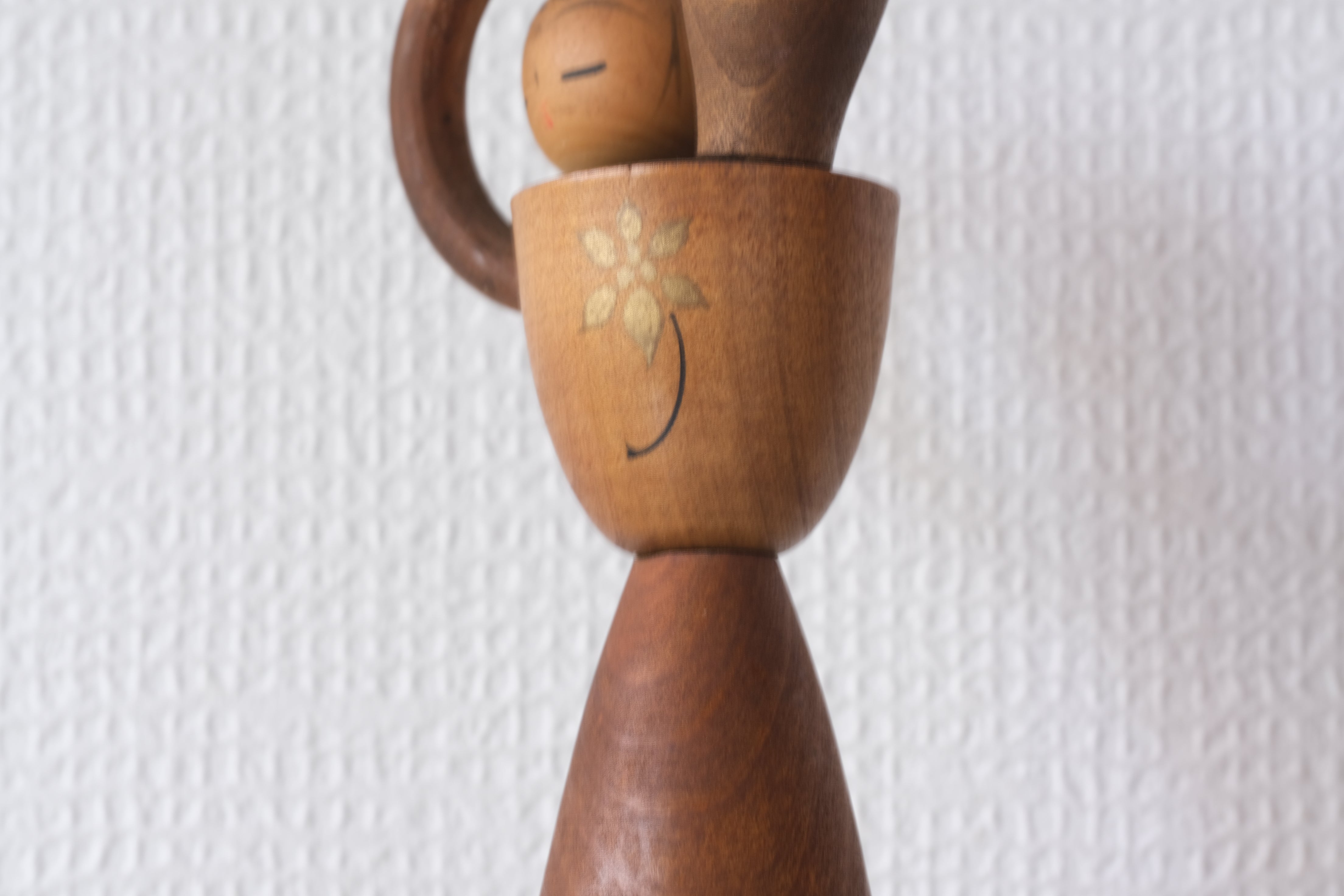 Vintage Sosaku Kokeshi with Jar| 28 cm