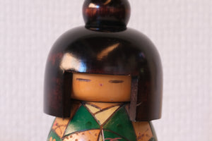 Rare Vintage Gumma Kokeshi By Kazuo Takamizawa 高見沢一夫 (1927-) | 15 cm