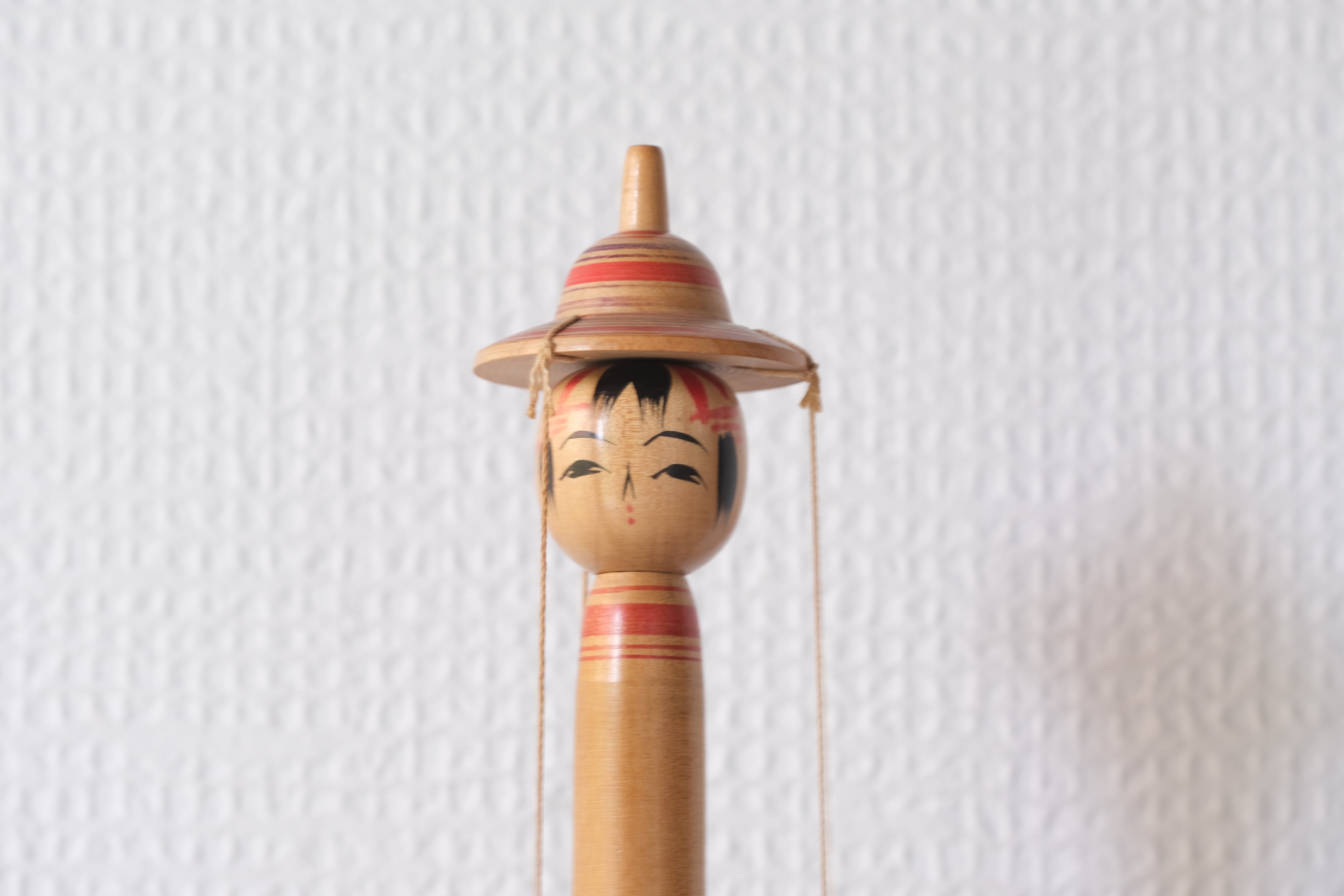 Rare Vintage Kokeshi Carousel with Daruma | 24 cm