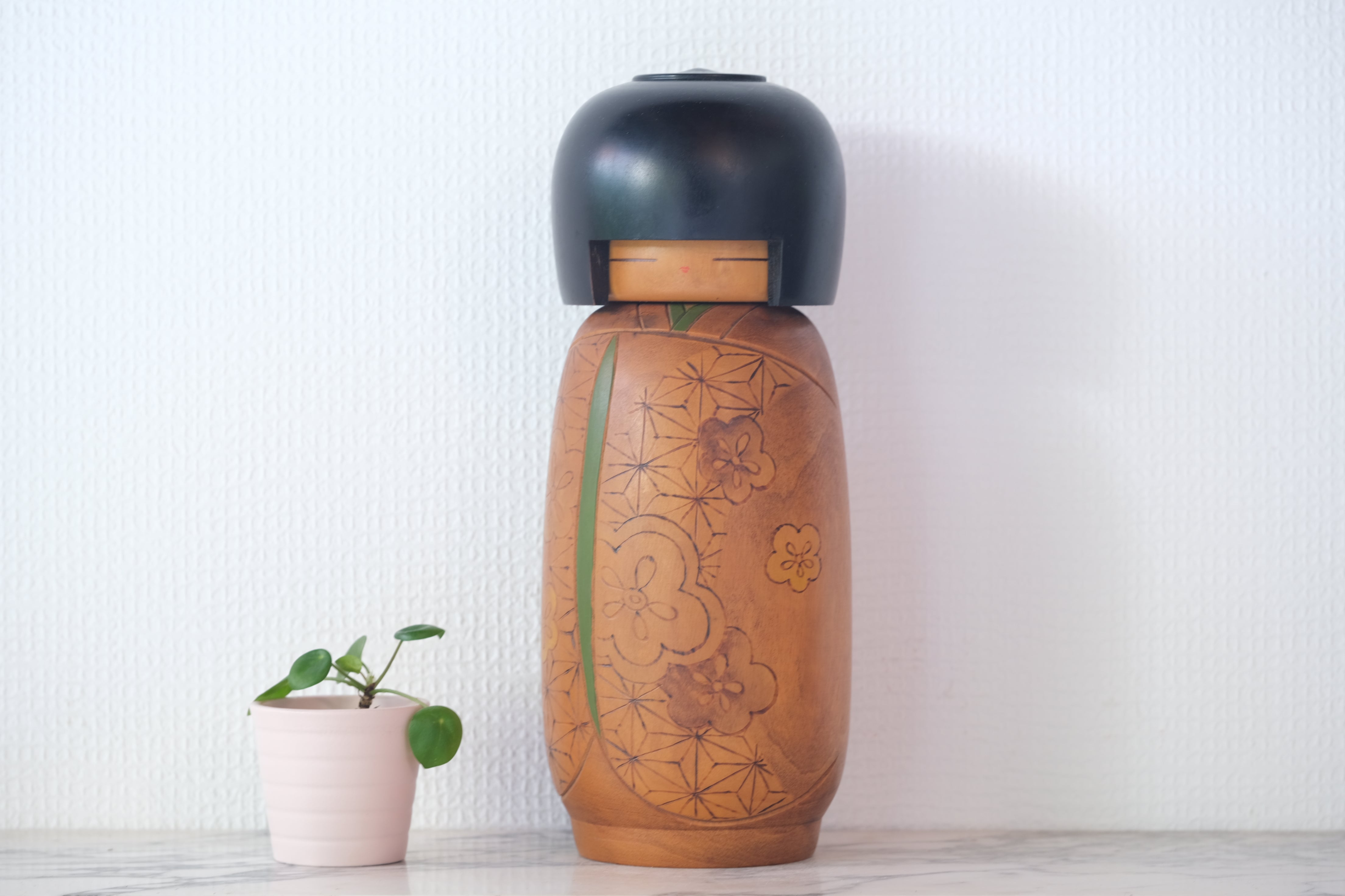 Large Vintage Gumma Kokeshi by Ishimura | 29,5 cm