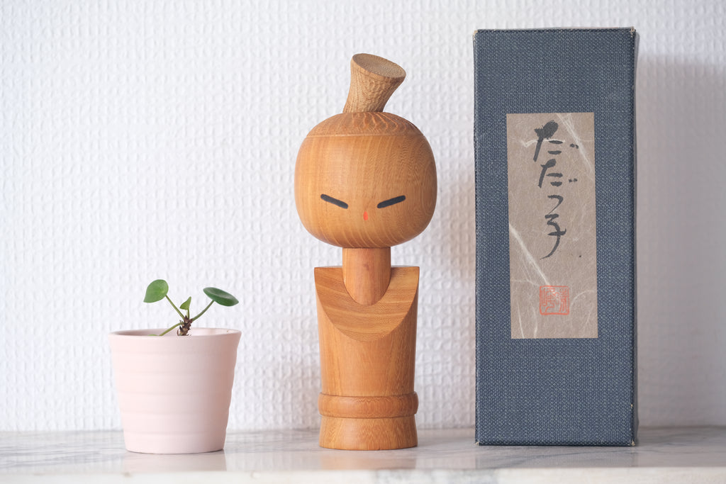 Exclusive Vintage Creative Kokeshi By Aida Seiho (1926 - 1998) | With Original Box | 19,5 cm