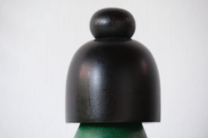 Vintage Gumma Kokeshi By Kazuo Takamizawa 高見沢一夫 (1927-) | Titled: 優雅 - Elegance | Dated: 1985 | 23 cm