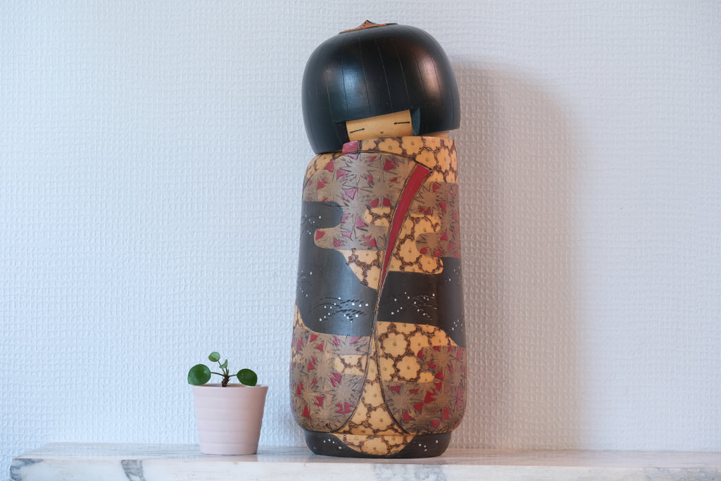 Exclusive Vintage Creative Kokeshi by Inosuke Kobayashi (1931-unknown) | 37,5 cm