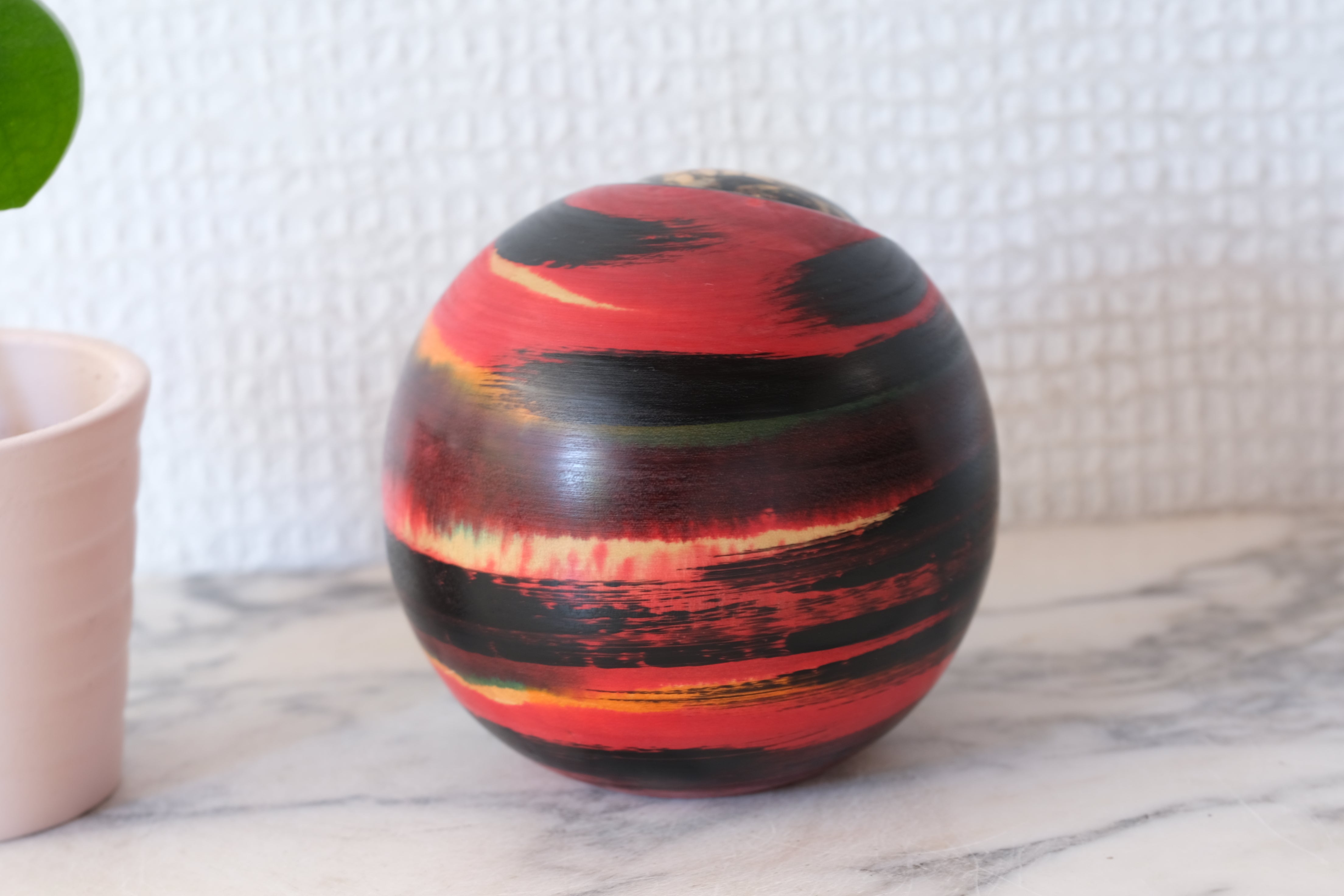 Rare Vintage Creative Kokeshi by Katase Kaihei 片瀬快平 (1922-2015) | 'Oshin - Babysit' | 8 cm