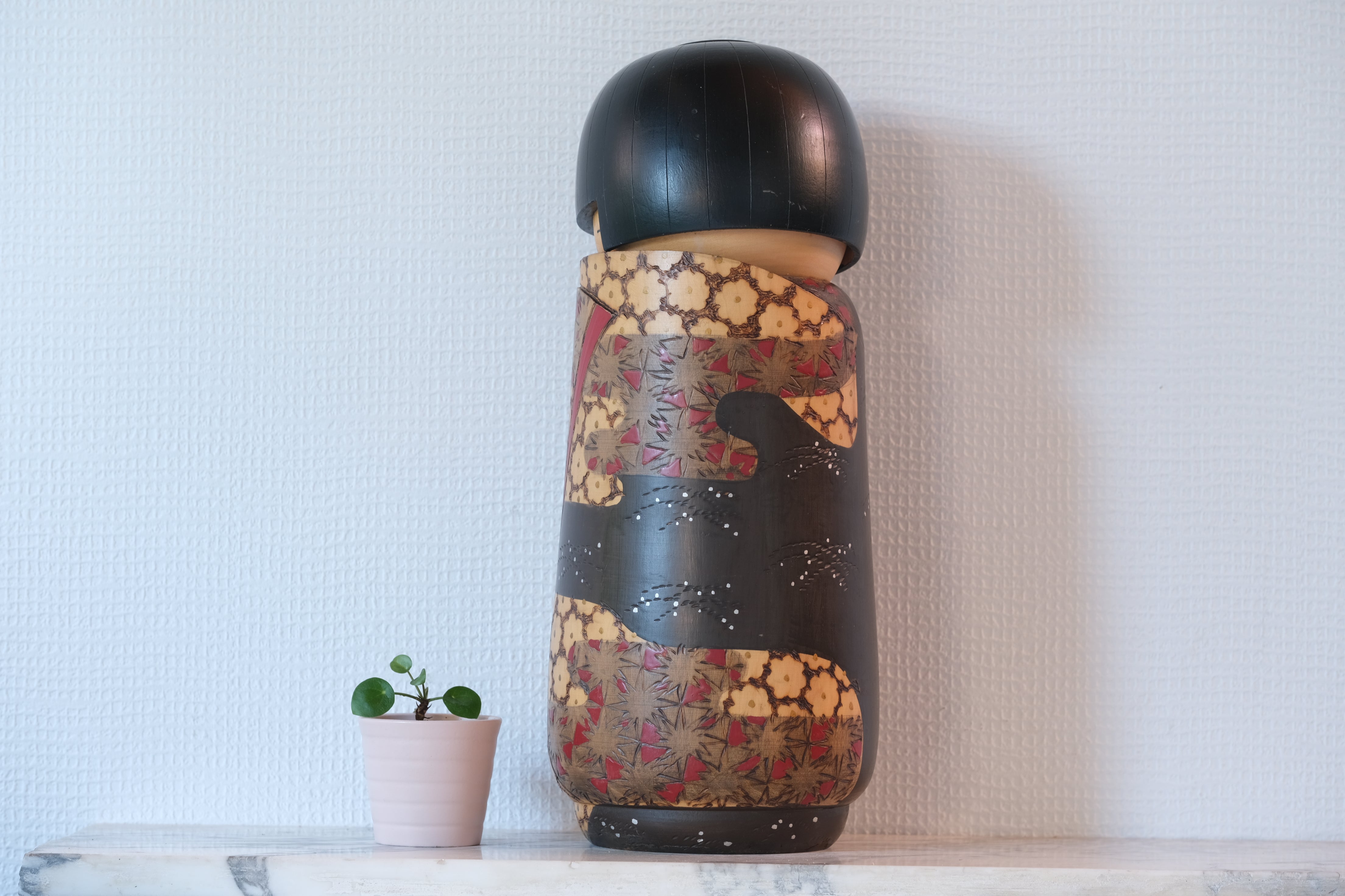 Exclusive Vintage Creative Kokeshi by Inosuke Kobayashi (1931-unknown) | 37,5 cm