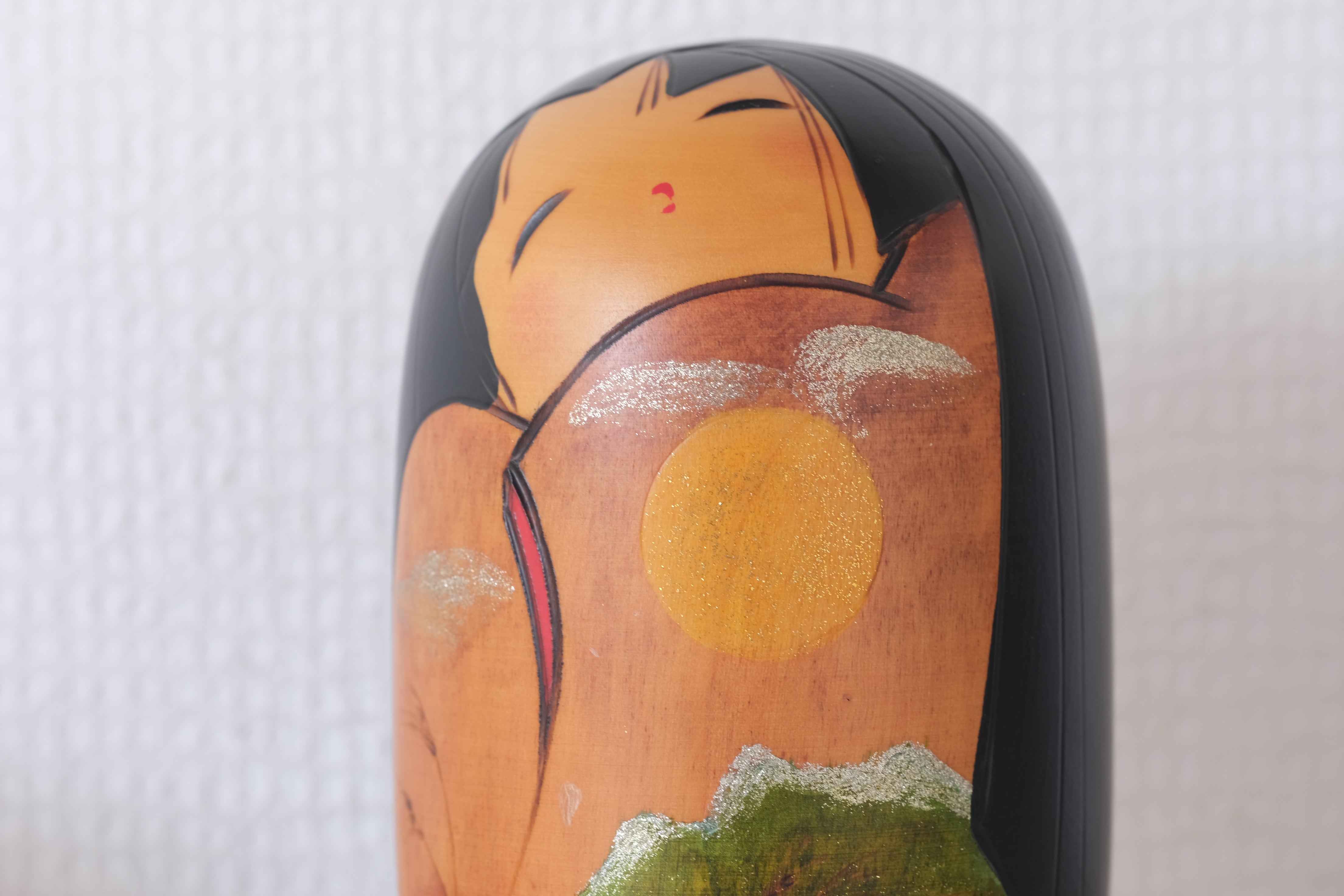 Cute Vintage Creative Kokeshi by Toshio Sekiguchi (1947-) | 13 cm