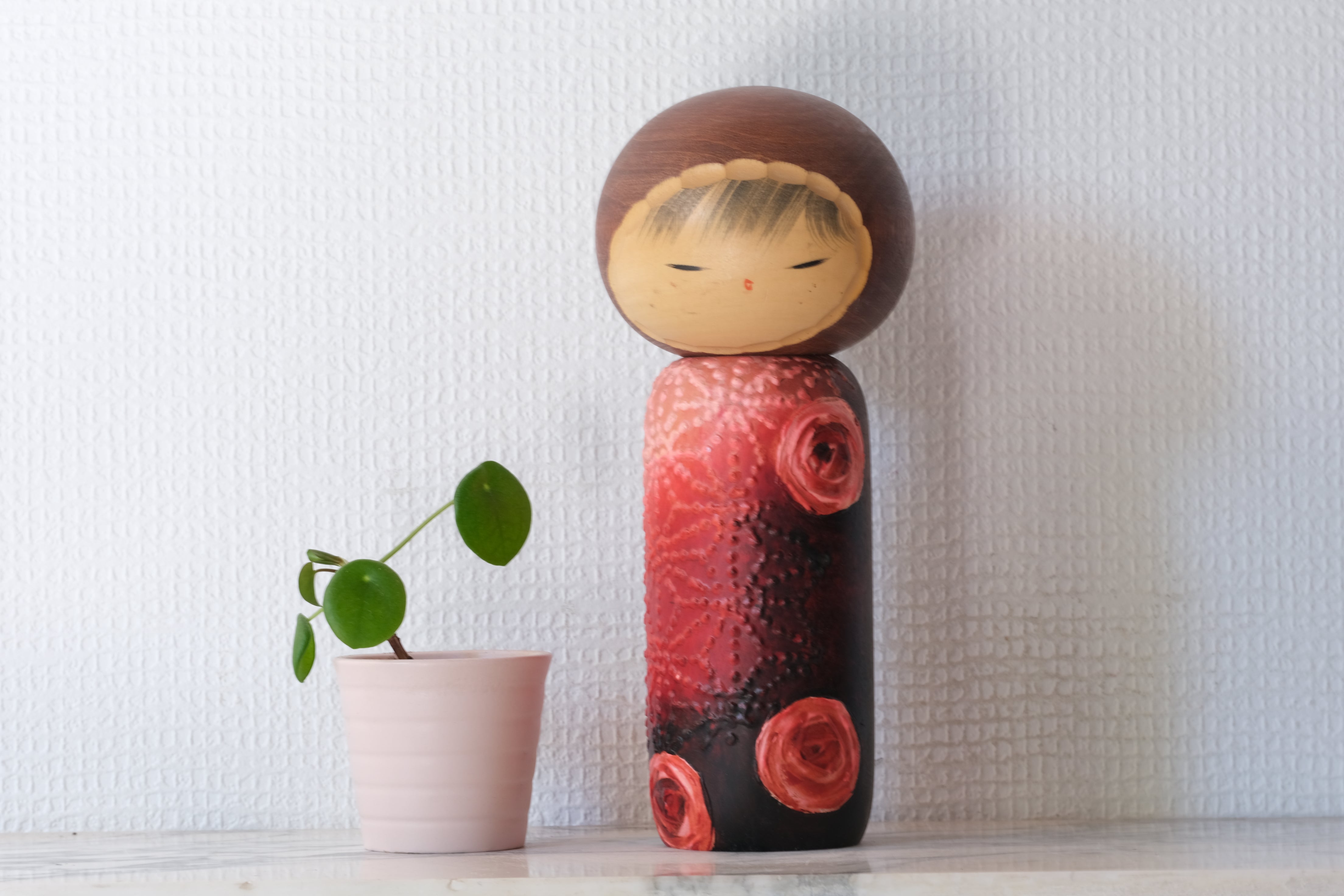Rare Vintage Creative Kokeshi by Watanabe Masao (1917-2007) | 22,5 cm