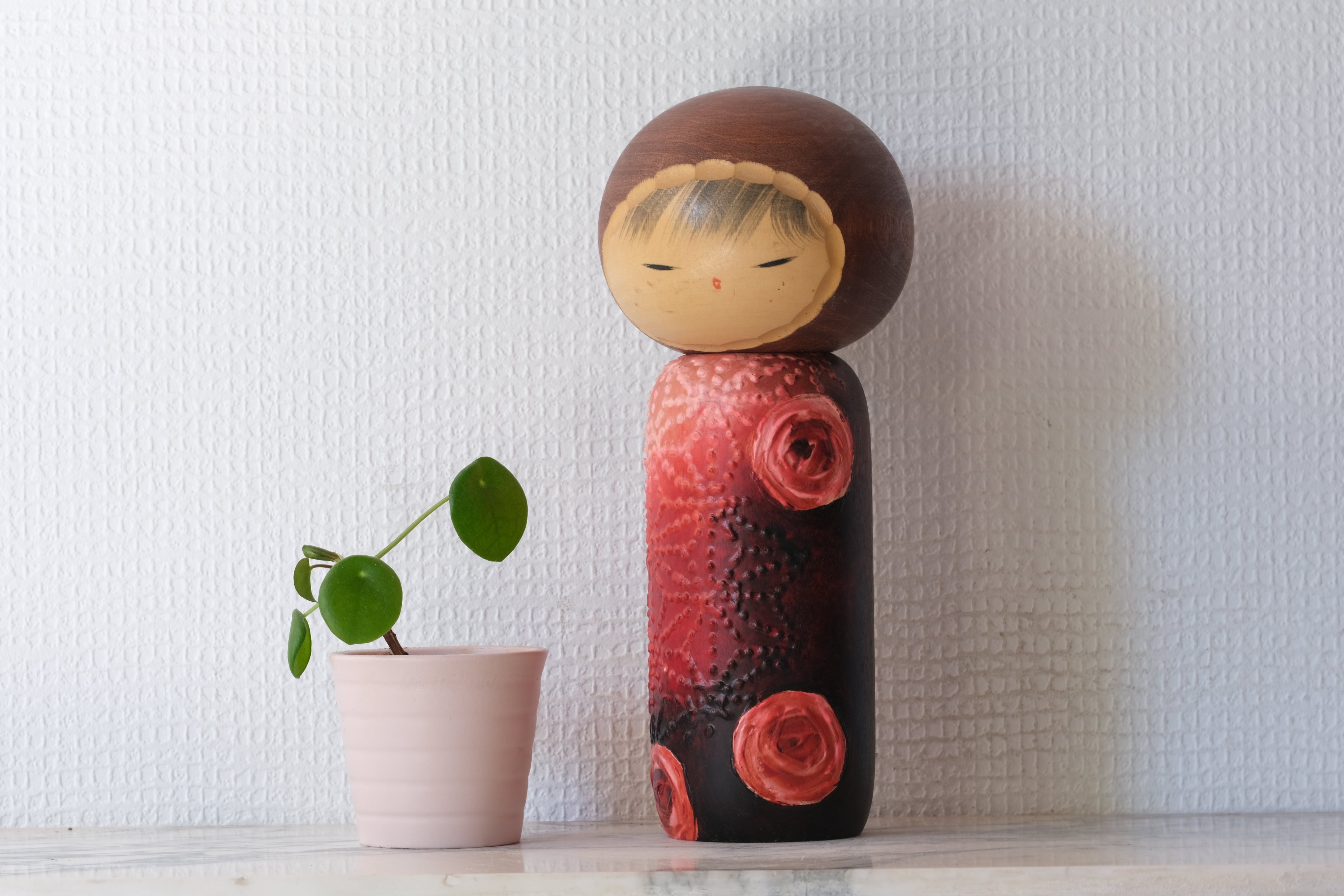 Rare Vintage Creative Kokeshi by Watanabe Masao (1917-2007) | 22,5 cm