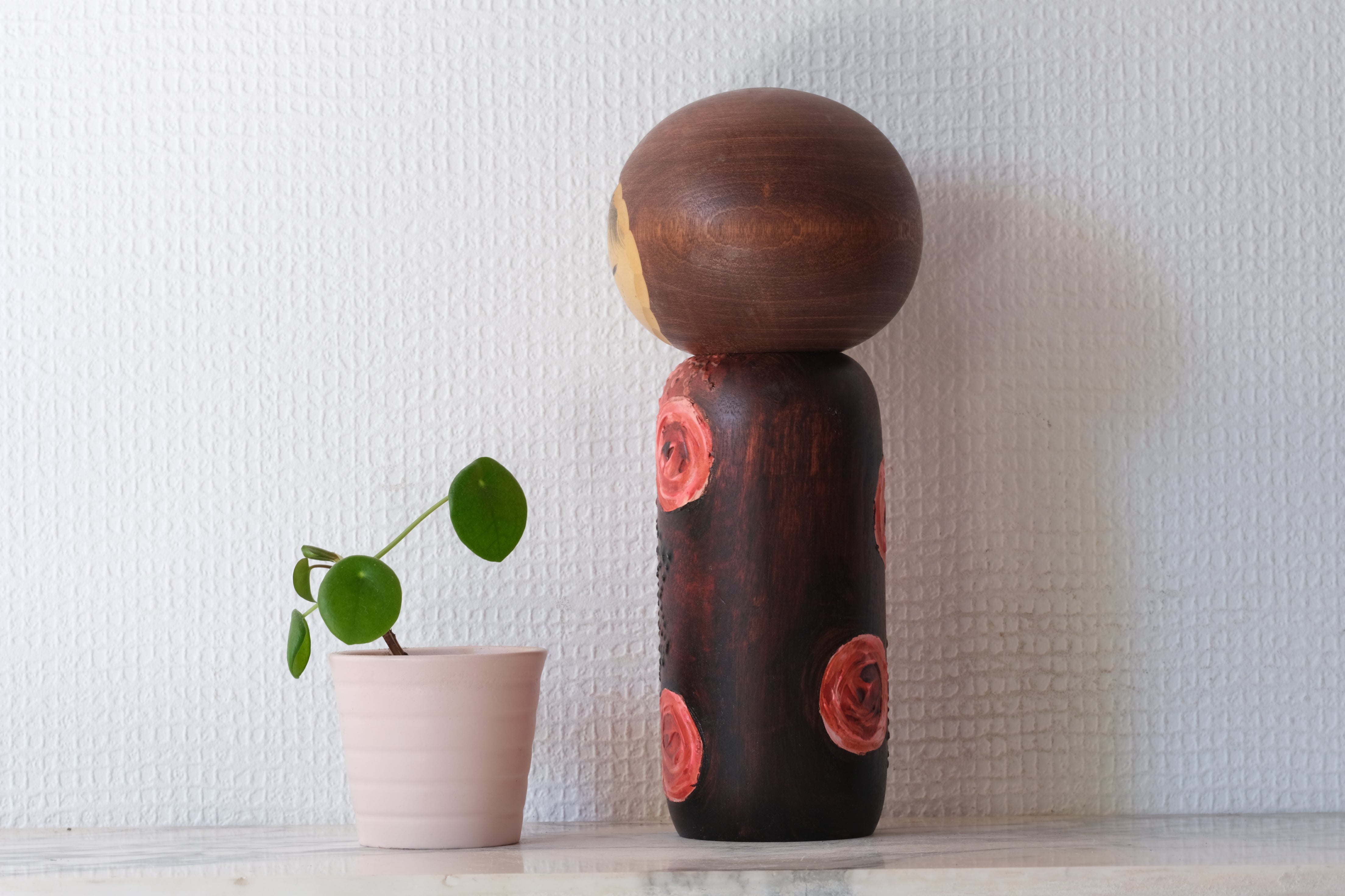 Rare Vintage Creative Kokeshi by Watanabe Masao (1917-2007) | 22,5 cm