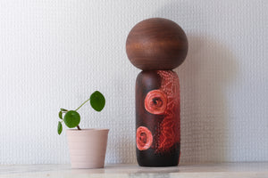 Rare Vintage Creative Kokeshi by Watanabe Masao (1917-2007) | 22,5 cm