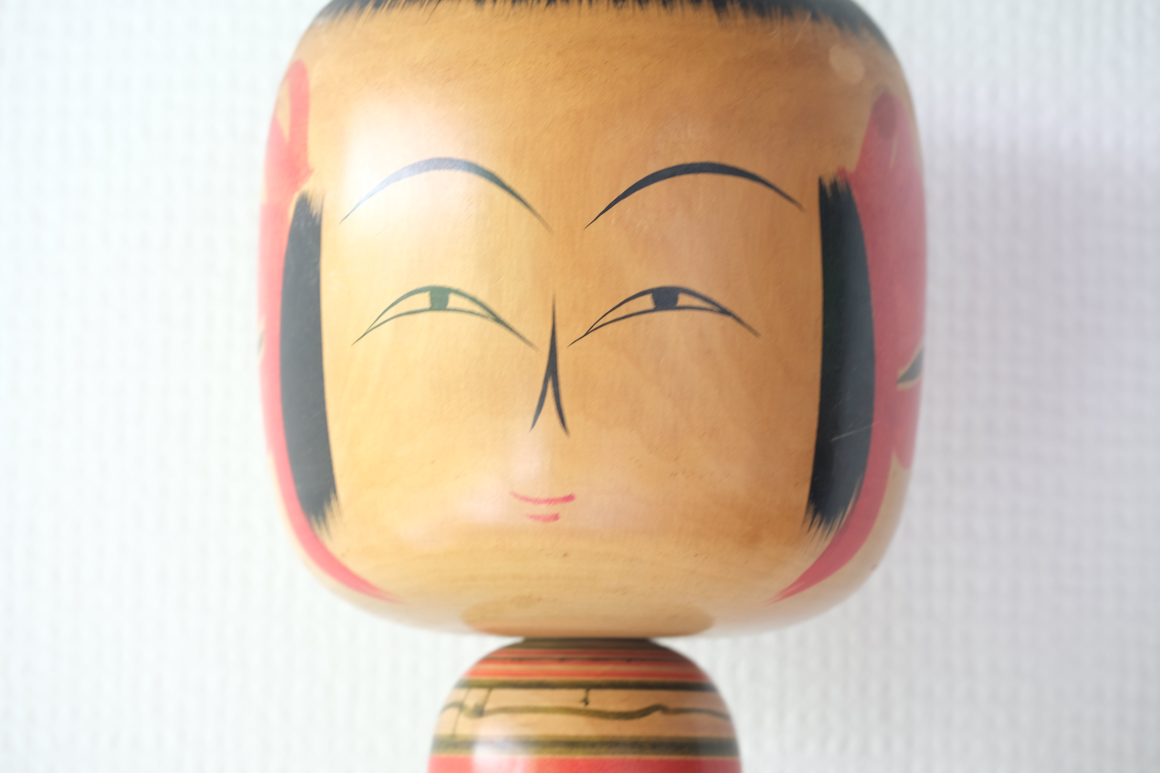 Large Vintage Tougatta Kokeshi with Daruma by Sato Morimasa (1926-2017) | 46 cm