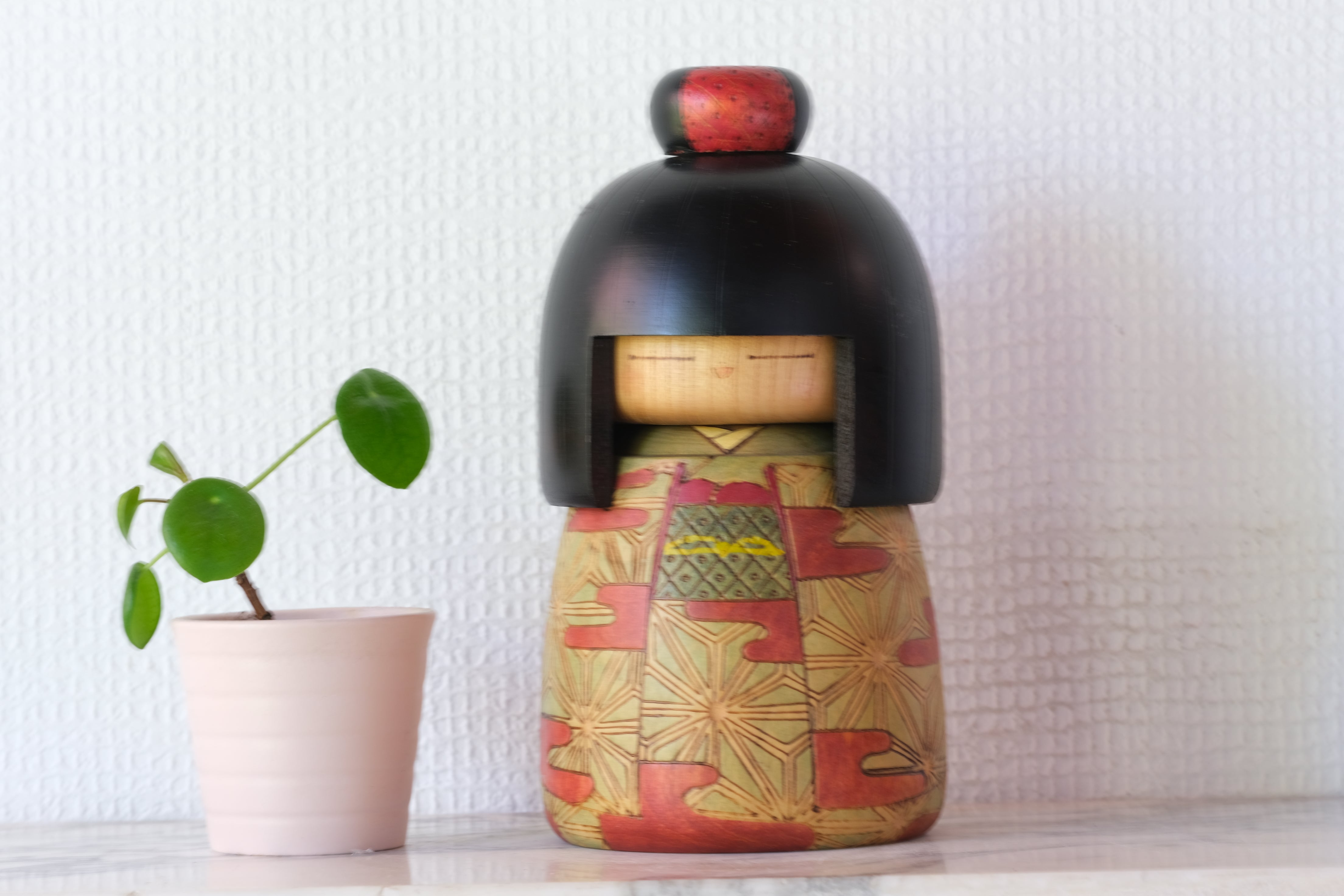 Rare Vintage Gumma Kokeshi By Kazuo Takamizawa 高見沢一夫 (1927-) | 19 cm
