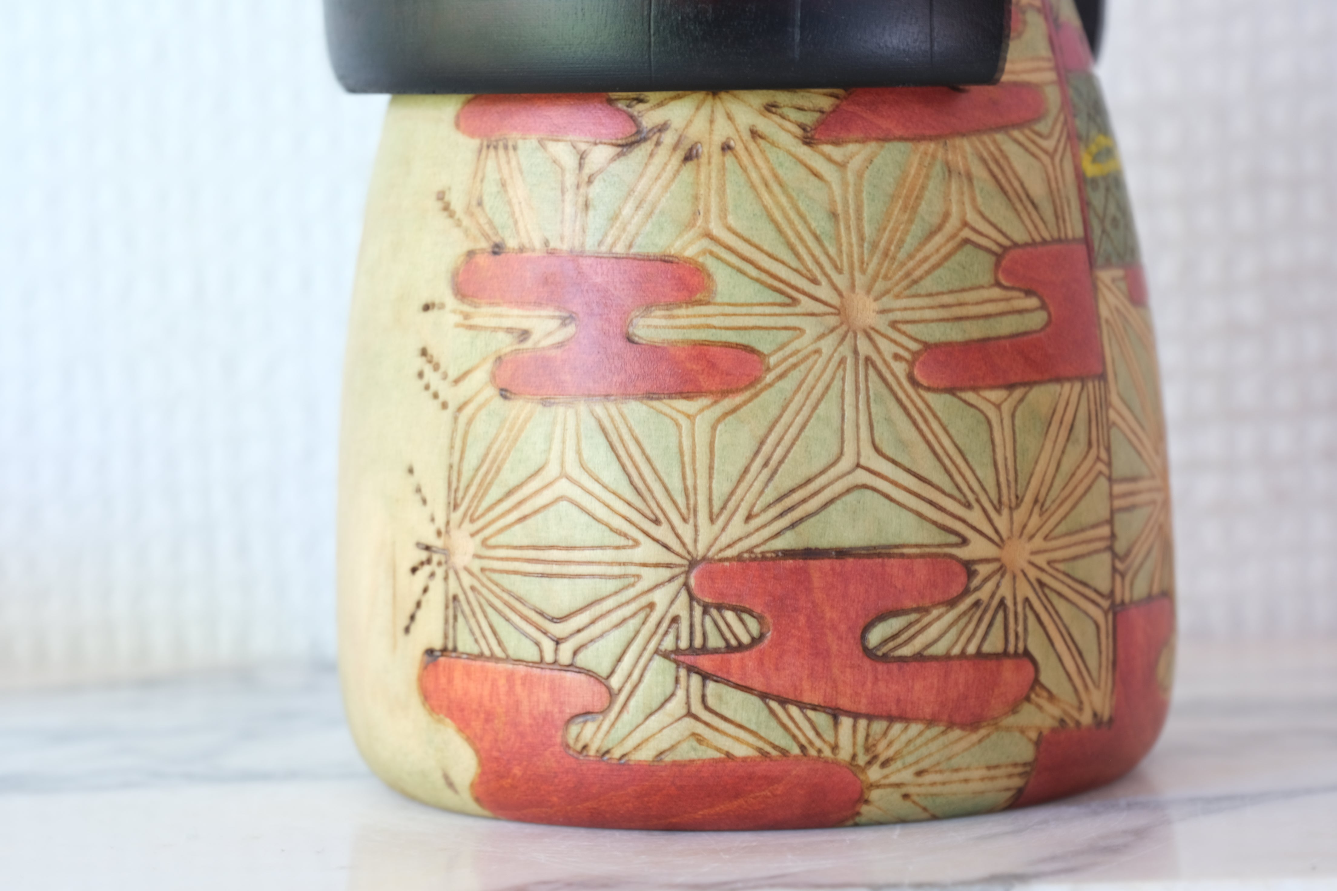 Rare Vintage Gumma Kokeshi By Kazuo Takamizawa 高見沢一夫 (1927-) | 19 cm