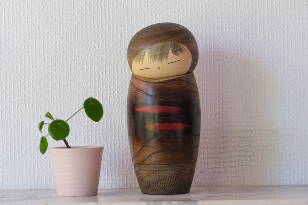 Vintage Creative Kokeshi By Watanabe Masao (1917-2007) | 20,5 cm