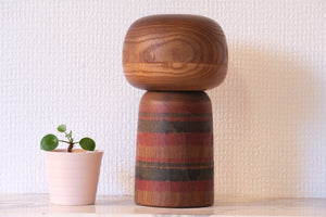 Exclusive Vintage Creative Kokeshi By Sanpei Yamanaka 山中三平 (1926-2012) | 20,5 cm