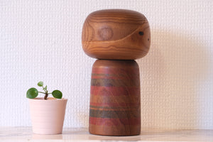 Exclusive Vintage Creative Kokeshi By Sanpei Yamanaka 山中三平 (1926-2012) | 20,5 cm