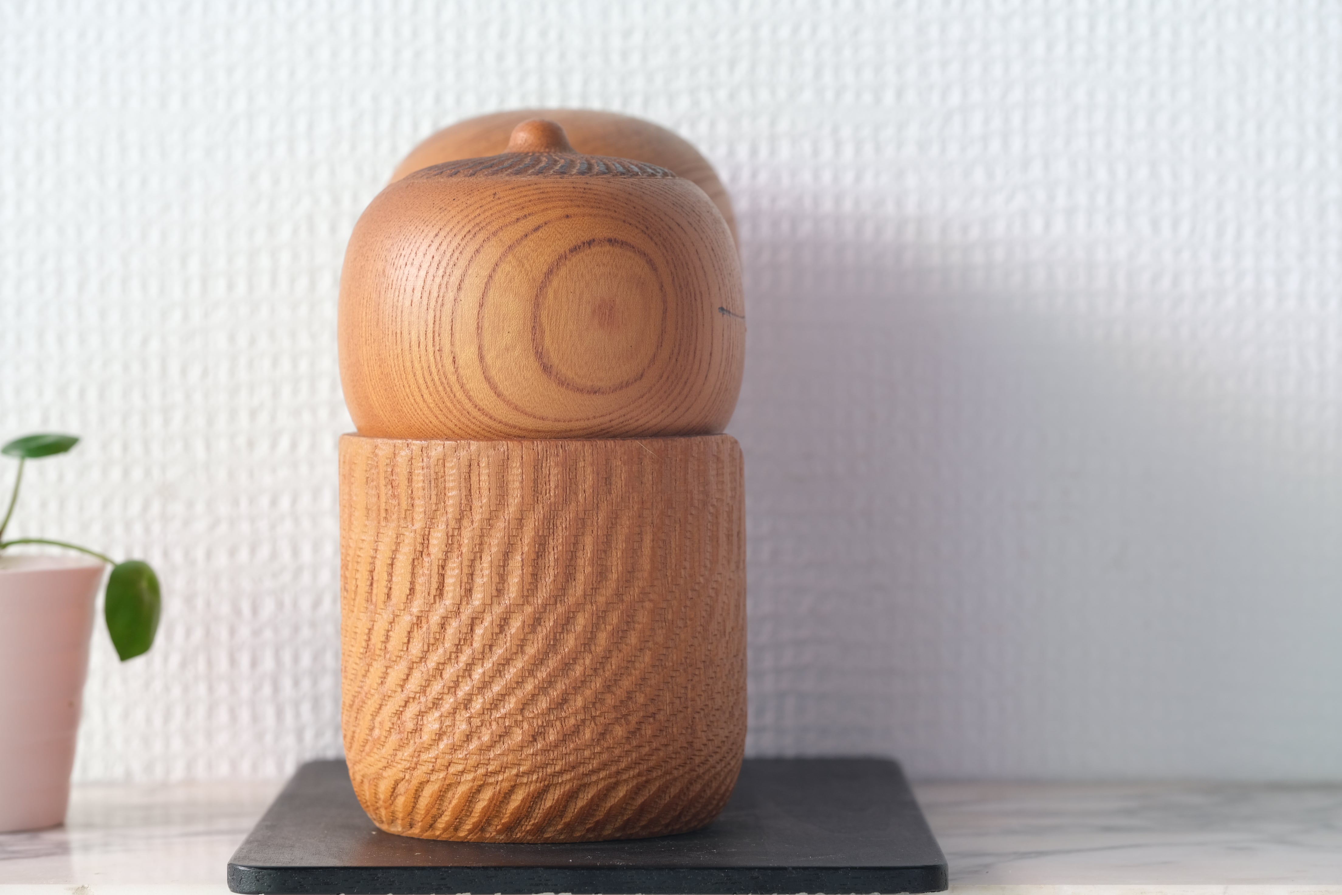 Exclusive Pair of Vintage Creative Kokeshi By The famous Shozan Shido (1932-1995) | 16 cm