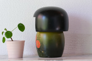 Rare Vintage Gumma Kokeshi by Kisaku | Dated: 1991 | 17 cm