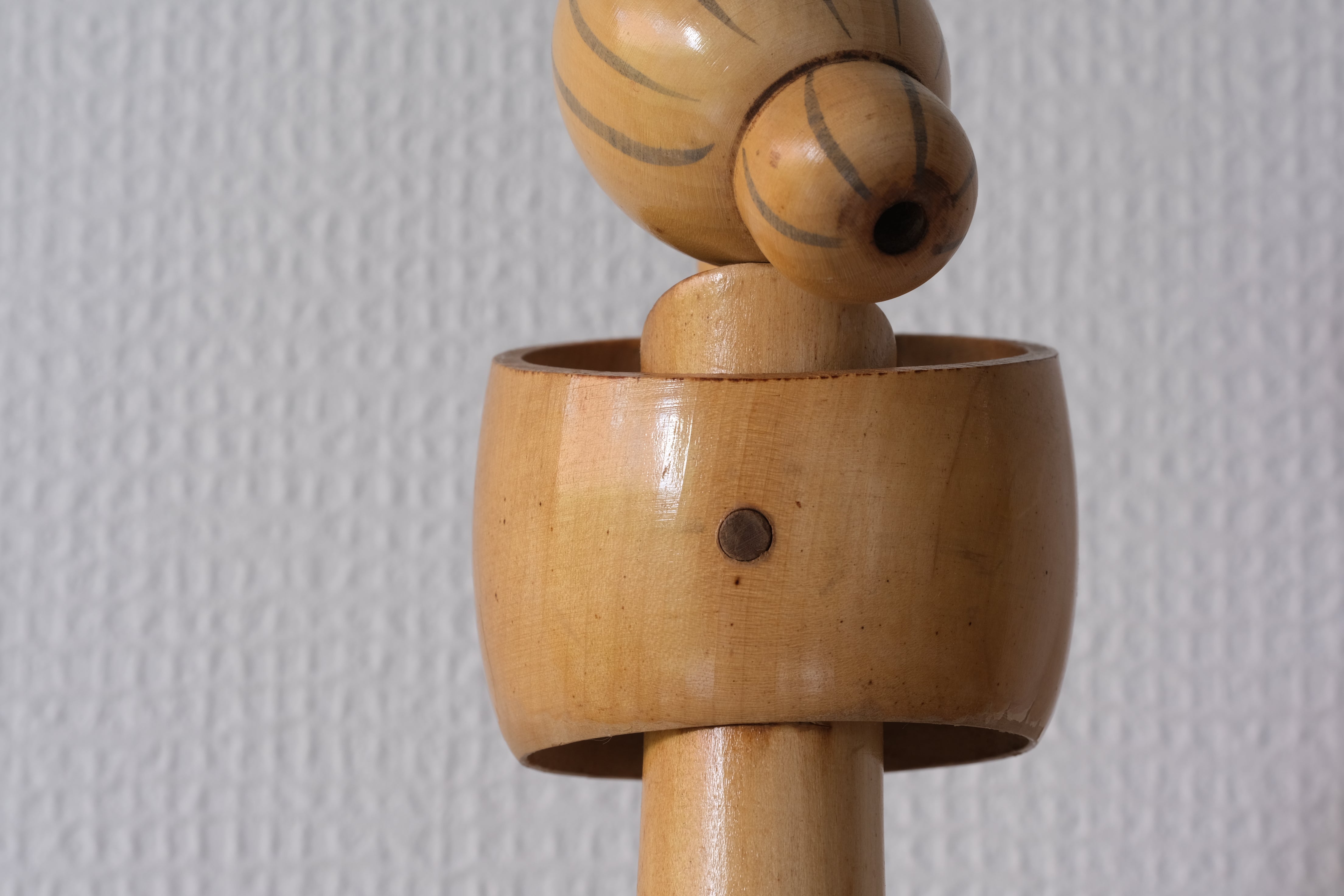 Rare Vintage Creative Kokeshi by Takeda Masashi (1930-) | Mother and Child | 33,5 cm
