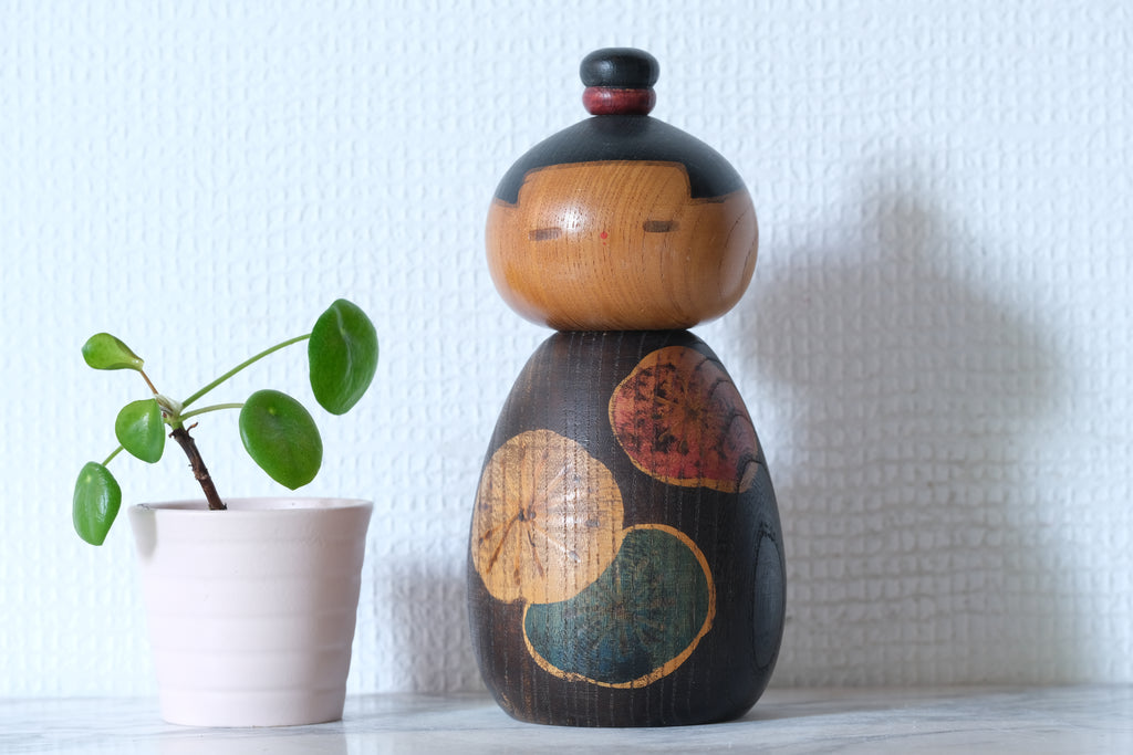 Rare Vintage Creative Kokeshi By Sanpei Yamanaka (1926-2012) | 18 cm