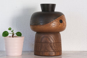 Exclusive Vintage Creative Kokeshi By Sanpei Yamanaka 山中三平 (1926-2012) | 16 cm