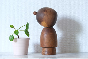Rare Vintage Sosaku Kokeshi by Hideo Ishihara (1925-1999) | 16,5 cm