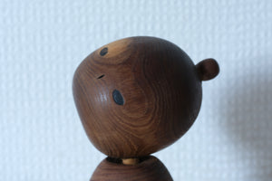 Rare Vintage Sosaku Kokeshi by Hideo Ishihara (1925-1999) | 16,5 cm