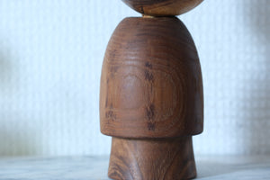 Rare Vintage Sosaku Kokeshi by Hideo Ishihara (1925-1999) | 16,5 cm