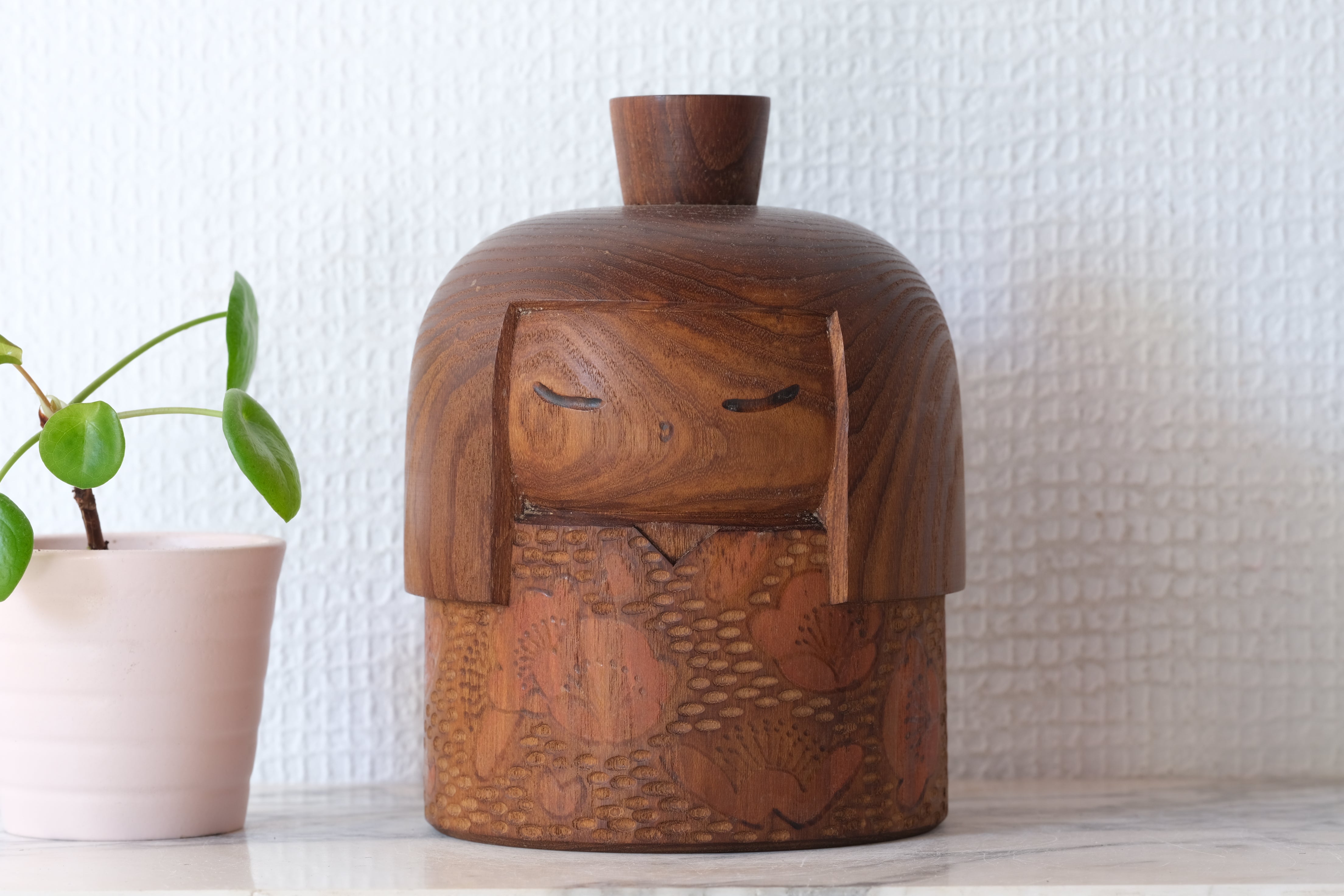 Exclusive Vintage Creative Kokeshi by Takanashi Hanpuushi | 15 cm