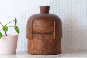 Exclusive Vintage Creative Kokeshi by Takanashi Hanpuushi | 15 cm