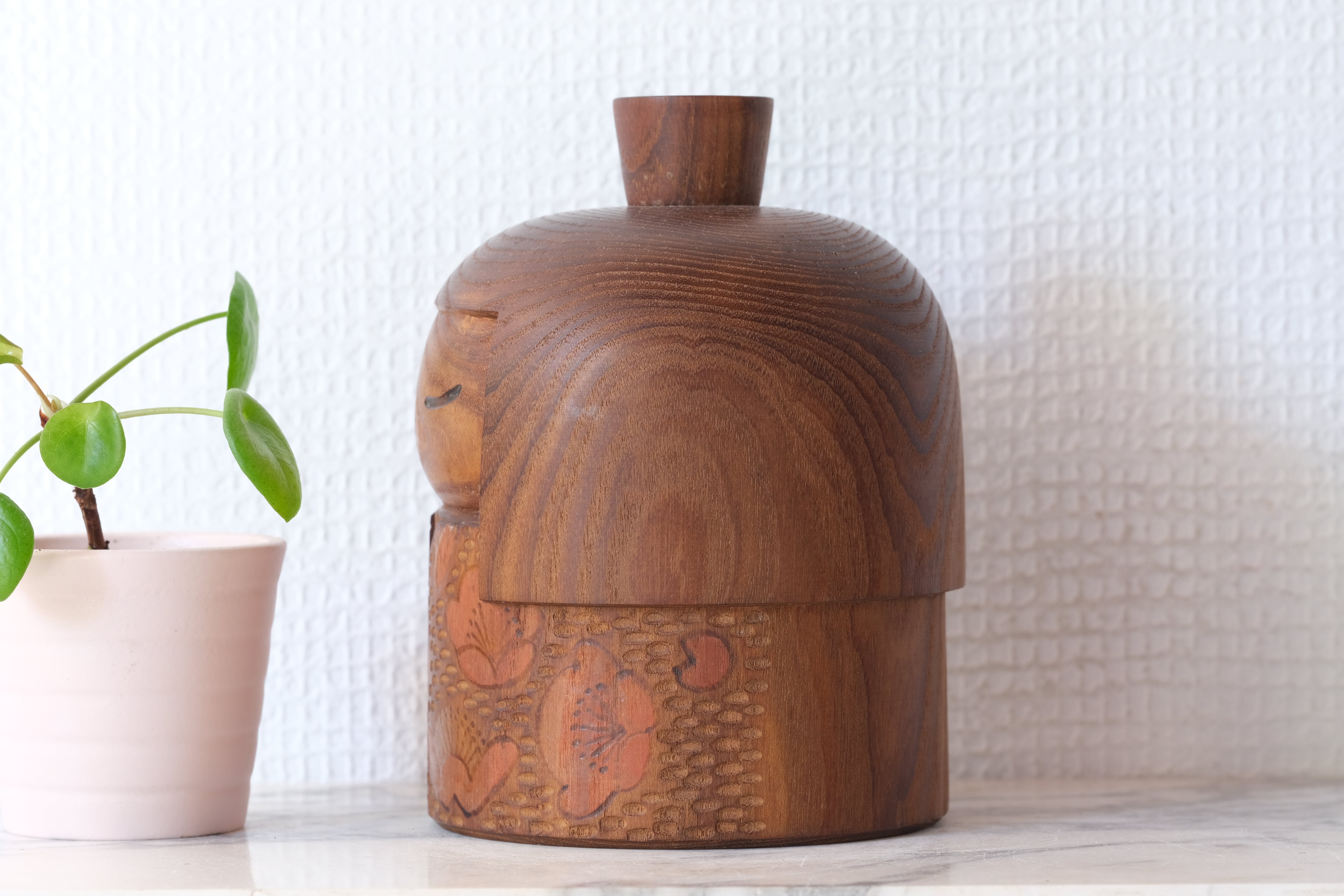 Exclusive Vintage Creative Kokeshi by Takanashi Hanpuushi | 15 cm