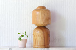 Rare Vintage Kokeshi By Kazuo Takamizawa 高見沢一夫 (1927-) | Dated: 1979 | 29 cm