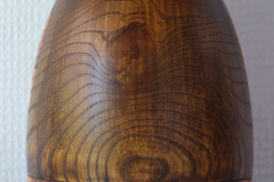 Exclusive Vintage Gumma Kokeshi By Yokoyama Teruo (1953-2005) | Titled: 里の秋 - Sato No Aki -  Autumn In The Village | 31 cm