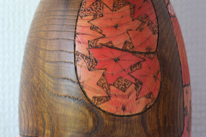 Exclusive Vintage Gumma Kokeshi By Yokoyama Teruo (1953-2005) | Titled: 里の秋 - Sato No Aki -  Autumn In The Village | 31 cm