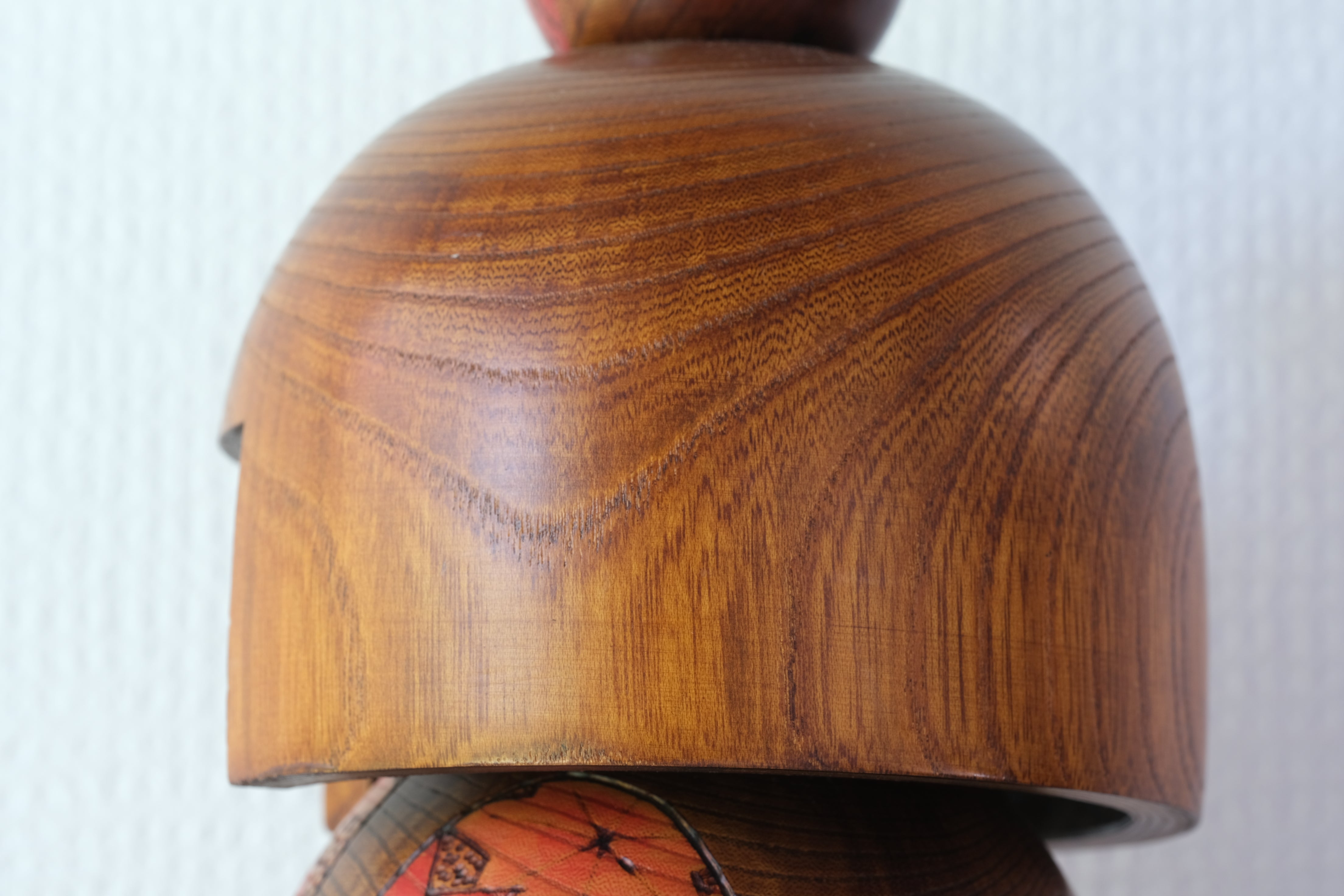Exclusive Vintage Gumma Kokeshi By Yokoyama Teruo (1953-2005) | Titled: 里の秋 - Sato No Aki -  Autumn In The Village | 31 cm
