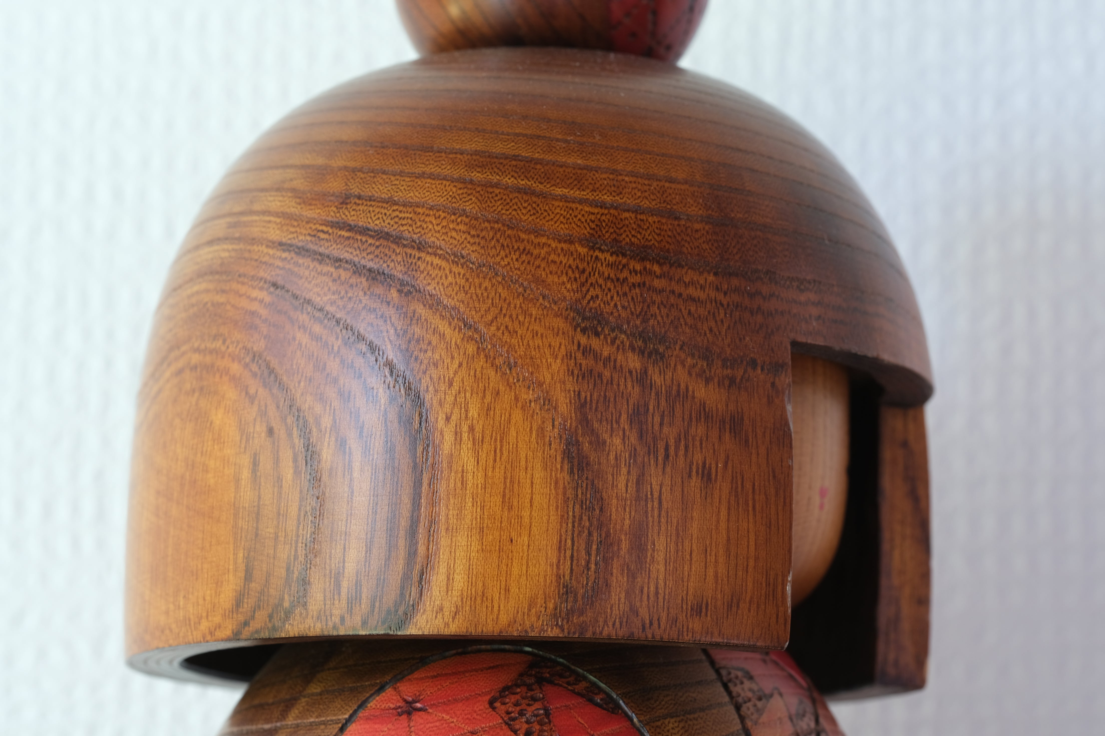 Exclusive Vintage Gumma Kokeshi By Yokoyama Teruo (1953-2005) | Titled: 里の秋 - Sato No Aki -  Autumn In The Village | 31 cm