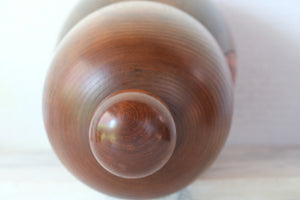Exclusive Vintage Gumma Kokeshi By Yokoyama Teruo (1953-2005) | Titled: 里の秋 - Sato No Aki -  Autumn In The Village | 31 cm