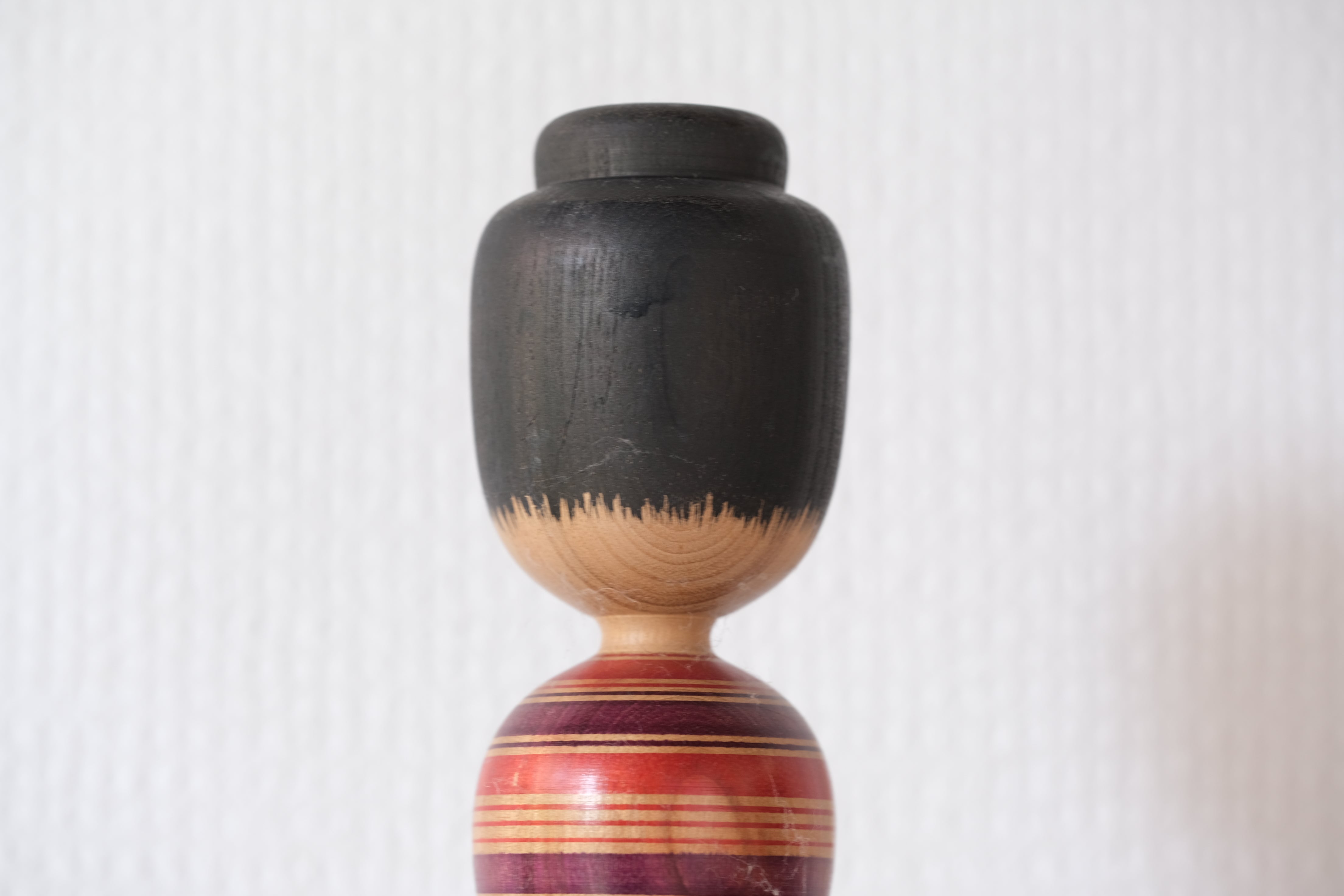 Vintage Tsugaro Kokeshi with Daruma | 24,5 cm