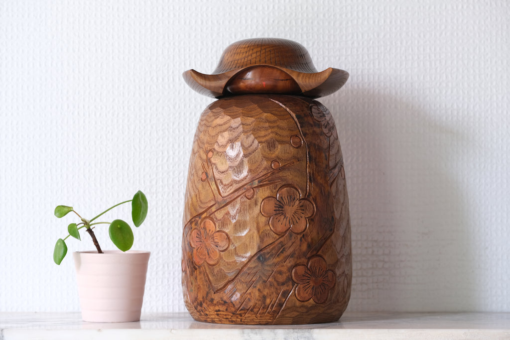 Exclusive Vintage Creative Kokeshi By Miyajima Muhitsu (1929-) | 24 cm
