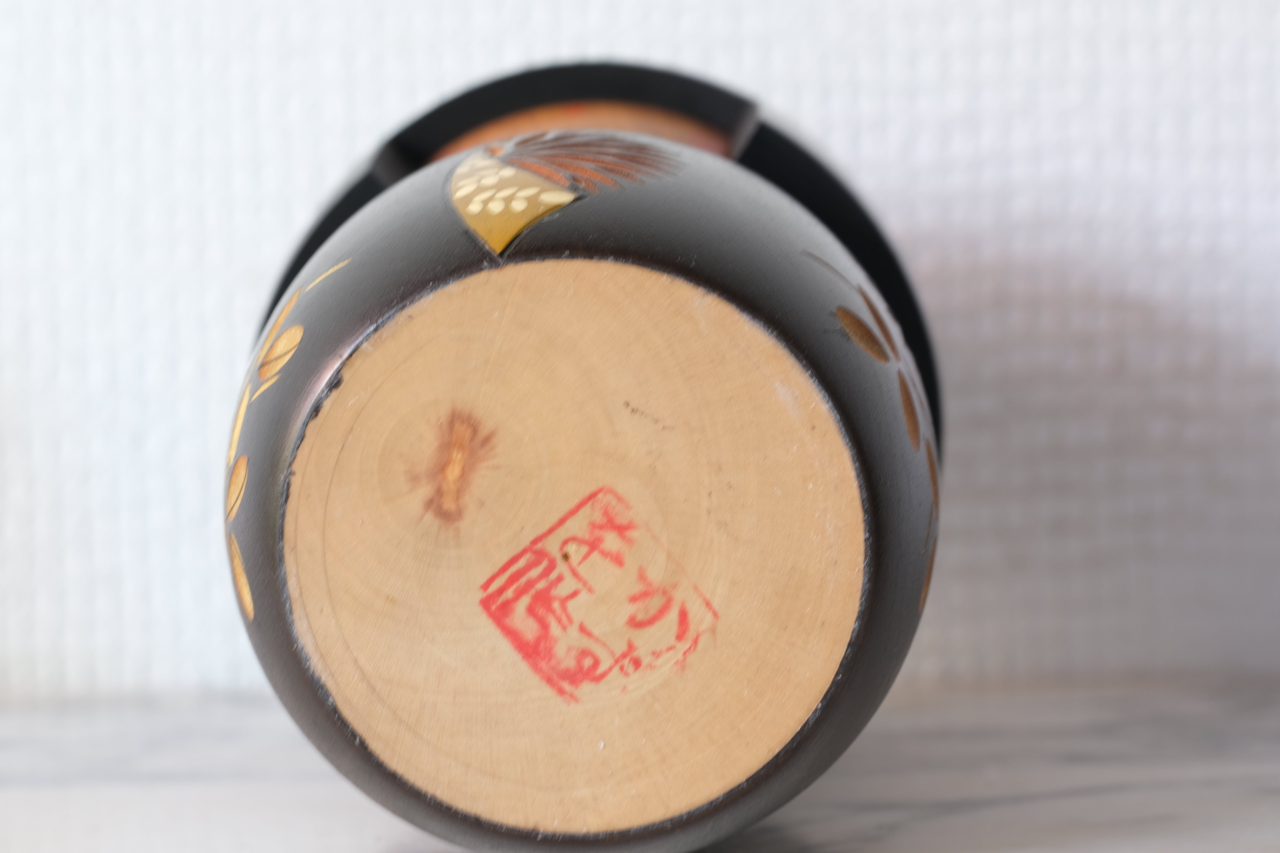 Rare Vintage Gumma Kokeshi By Kazuo Takamizawa 高見沢一夫 (1927-) | Title: 深山 | 22,5 cm)