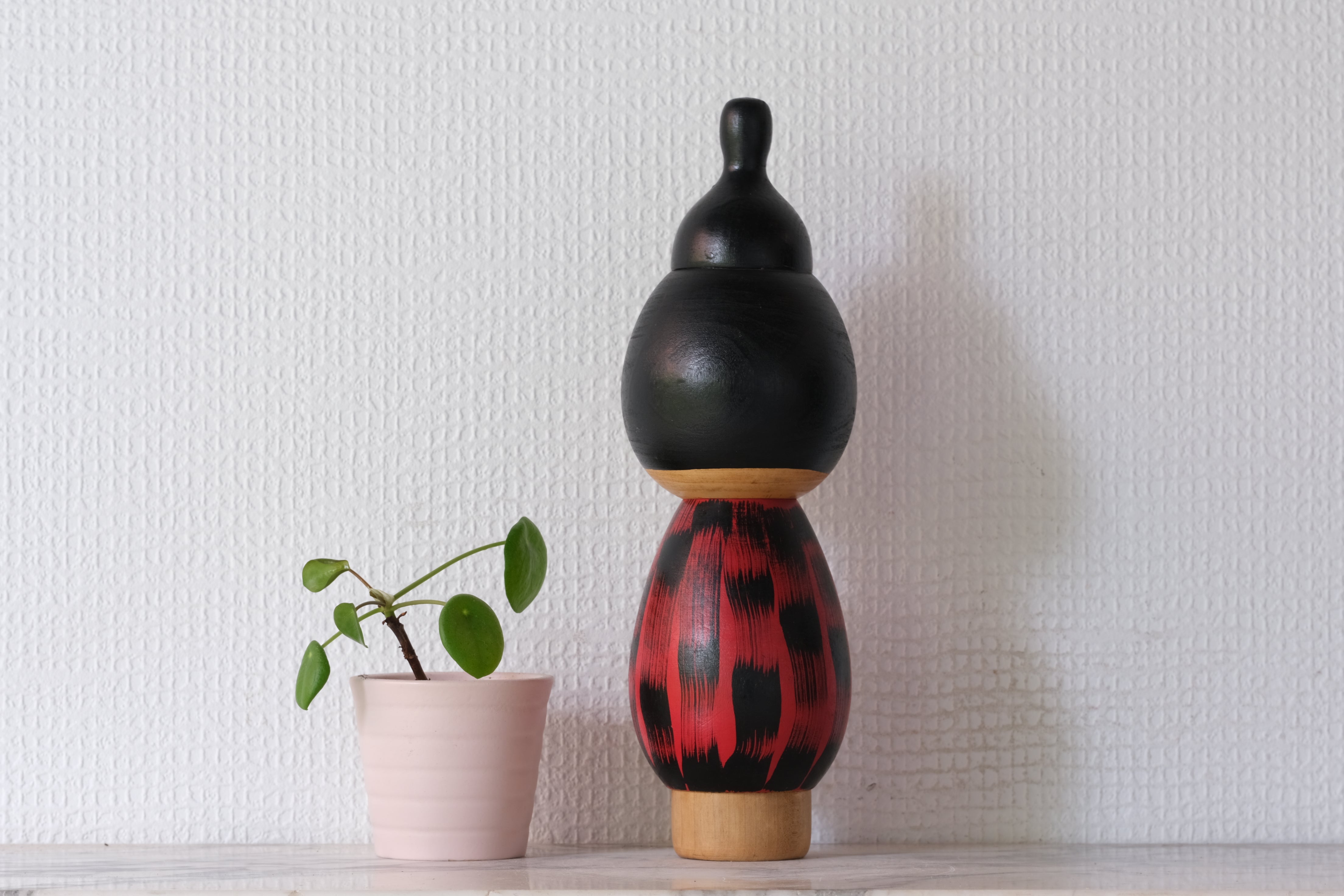 Rare Vintage Sosaku Kokeshi by Hideo Ishihara (1925-1999) | Titled: 'Donko' | 25 cm