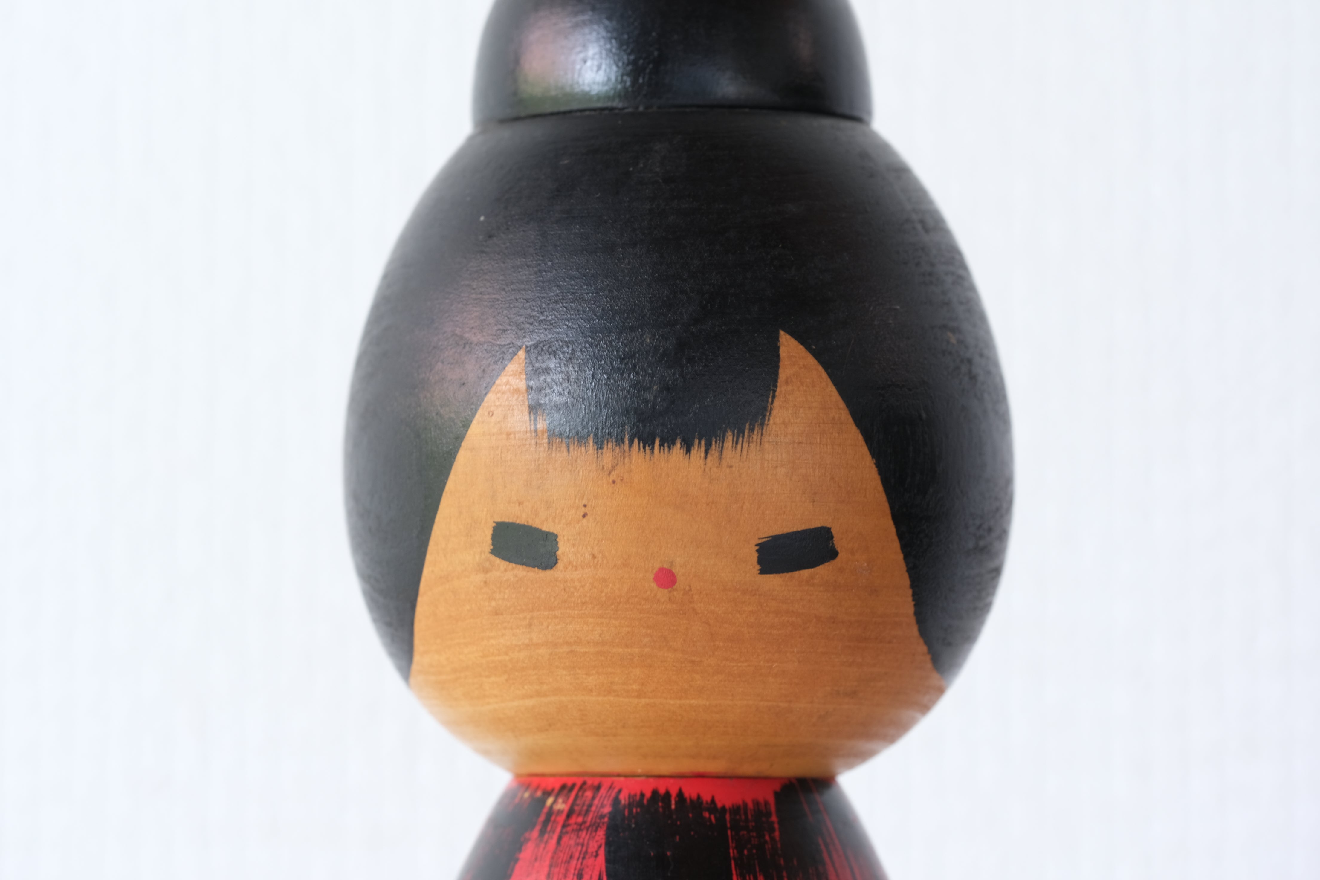 Rare Vintage Sosaku Kokeshi by Hideo Ishihara (1925-1999) | Titled: 'Donko' | 25 cm