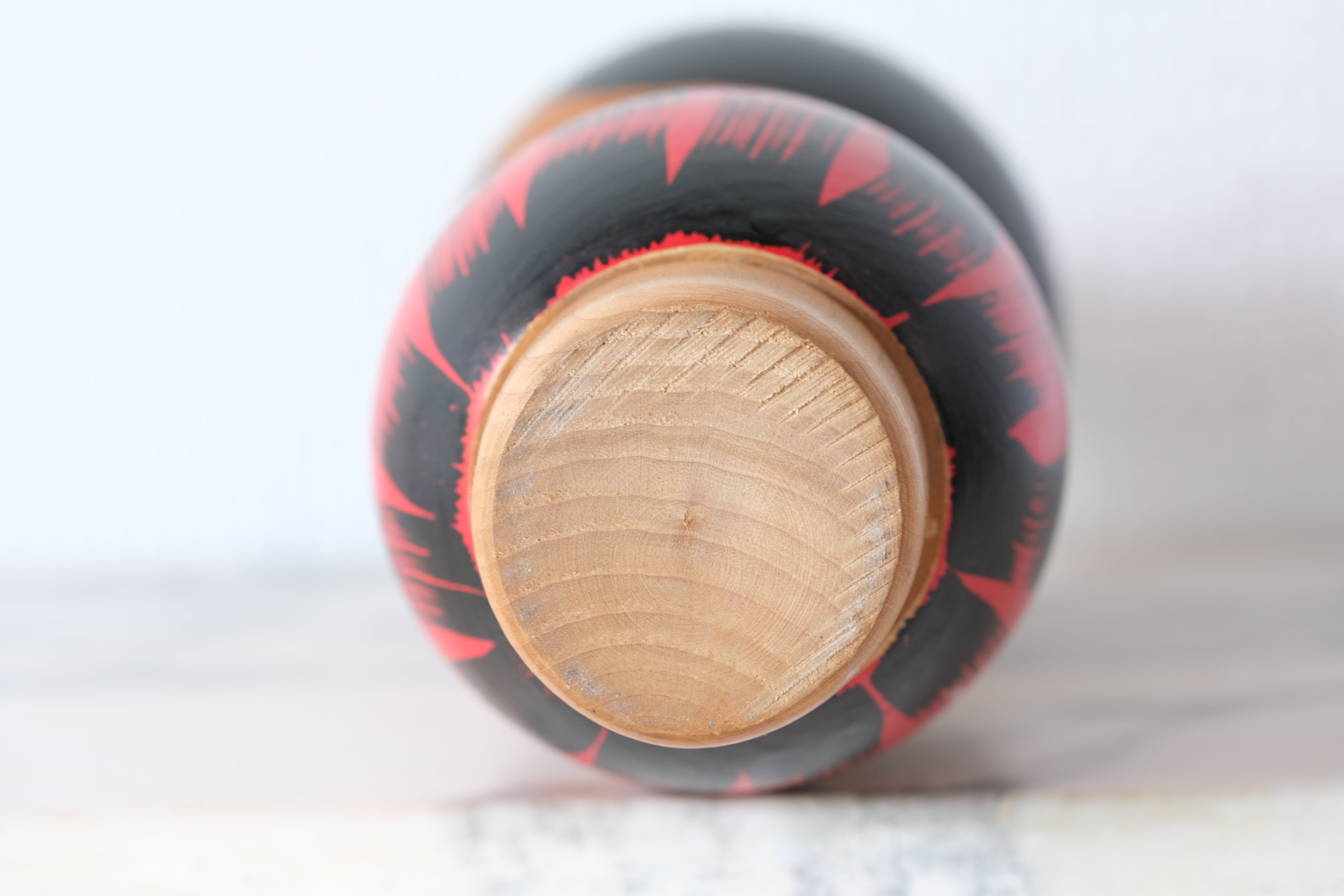 Rare Vintage Sosaku Kokeshi by Hideo Ishihara (1925-1999) | Titled: 'Donko' | 25 cm